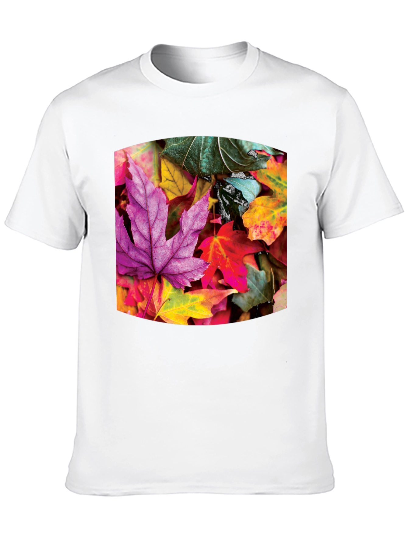 Autumn Leaves Graphic Tee - Stylish Casual Wear