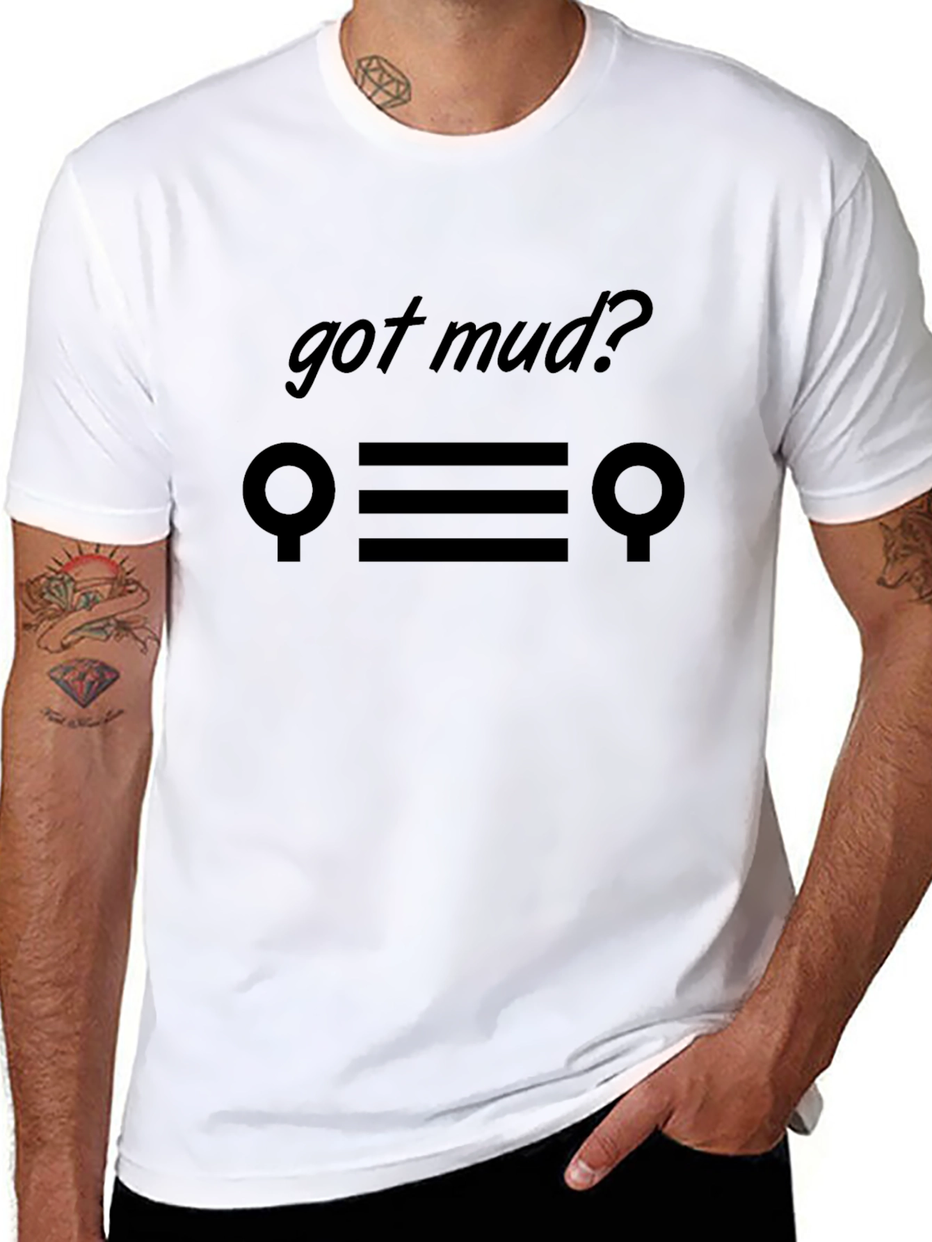 Got Mud? Black Graphic Tee