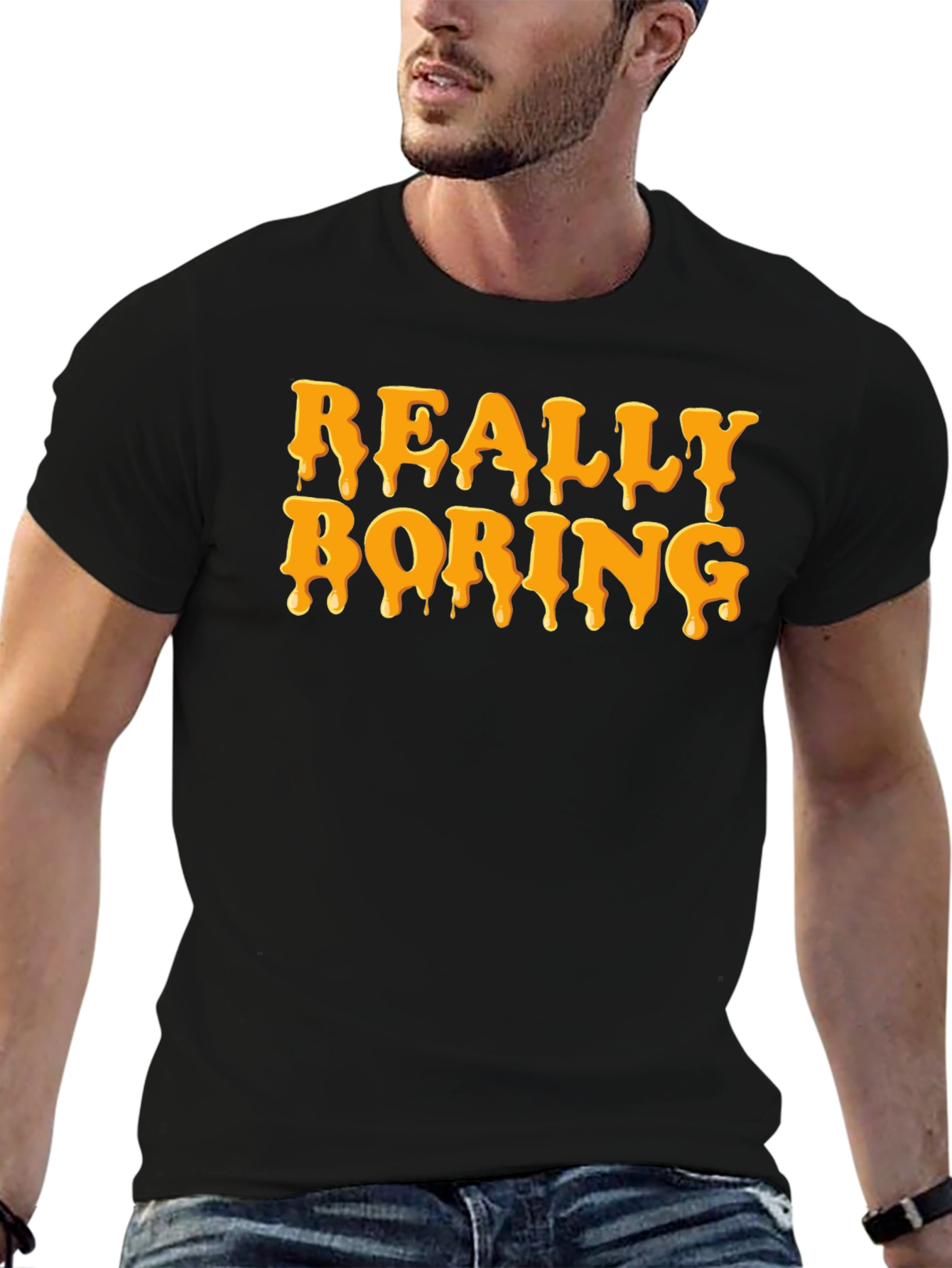 Really Boring Graphic T-Shirt - Casual Wear