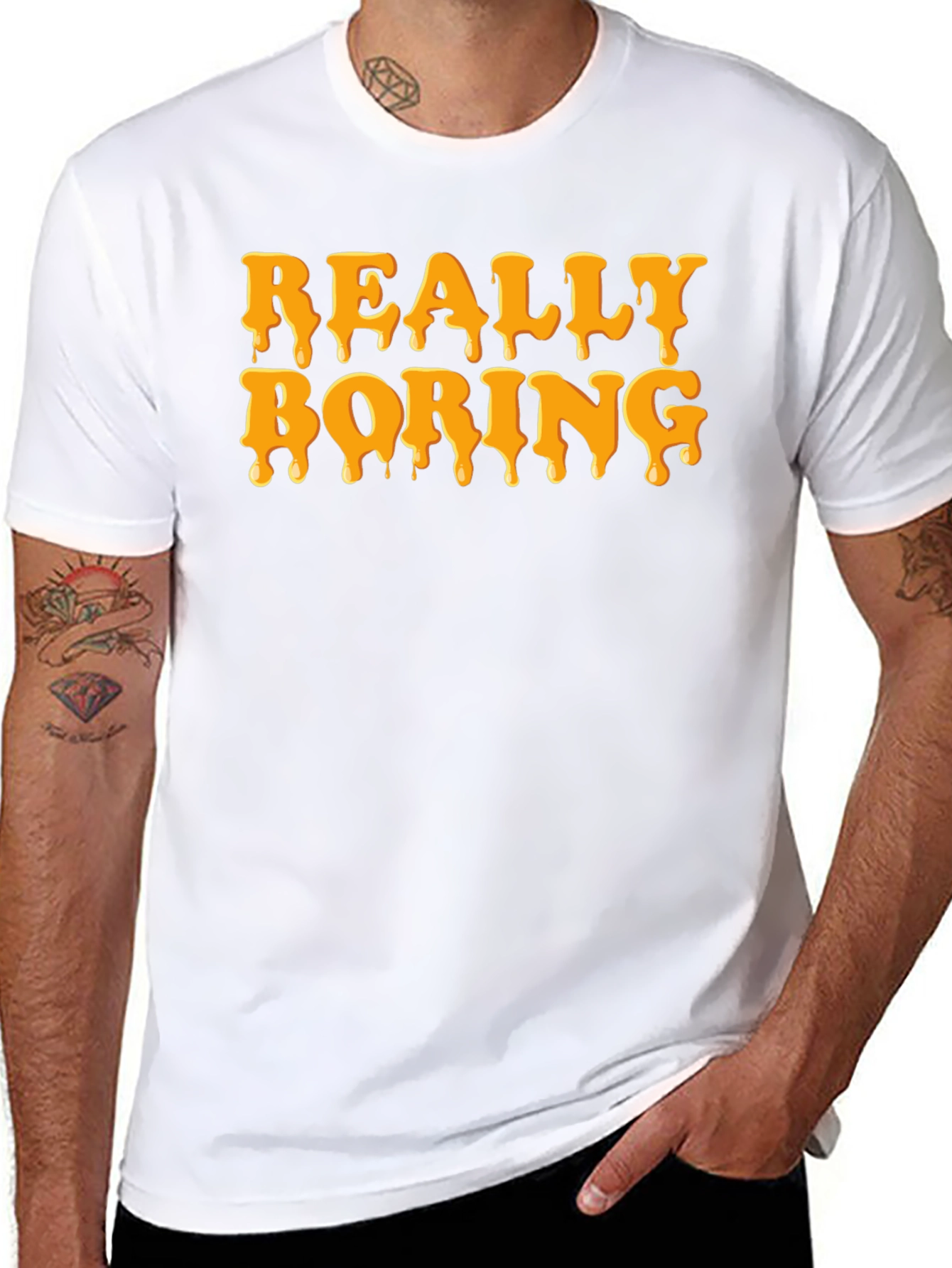 Really Boring Graphic T-Shirt - Casual Wear
