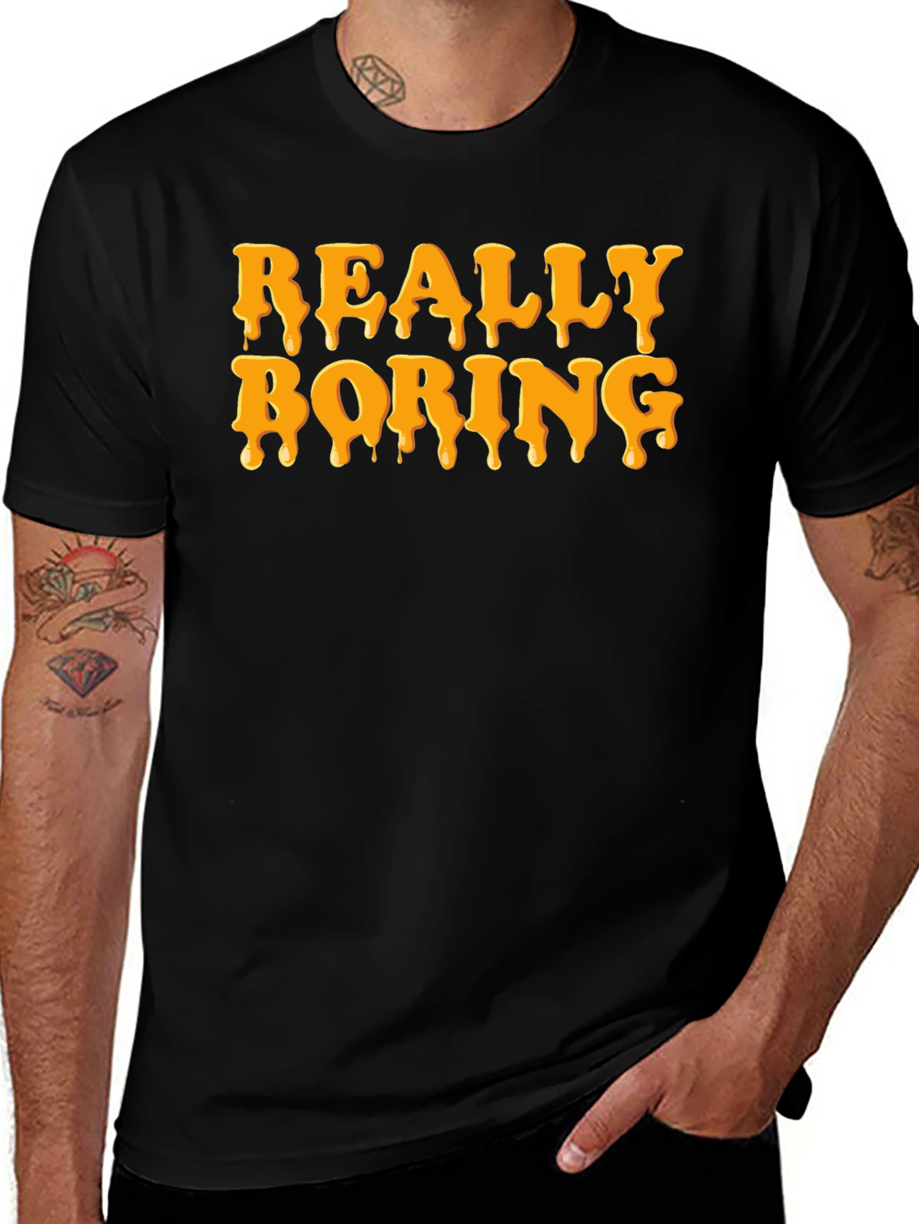 Really Boring Graphic T-Shirt - Casual Wear