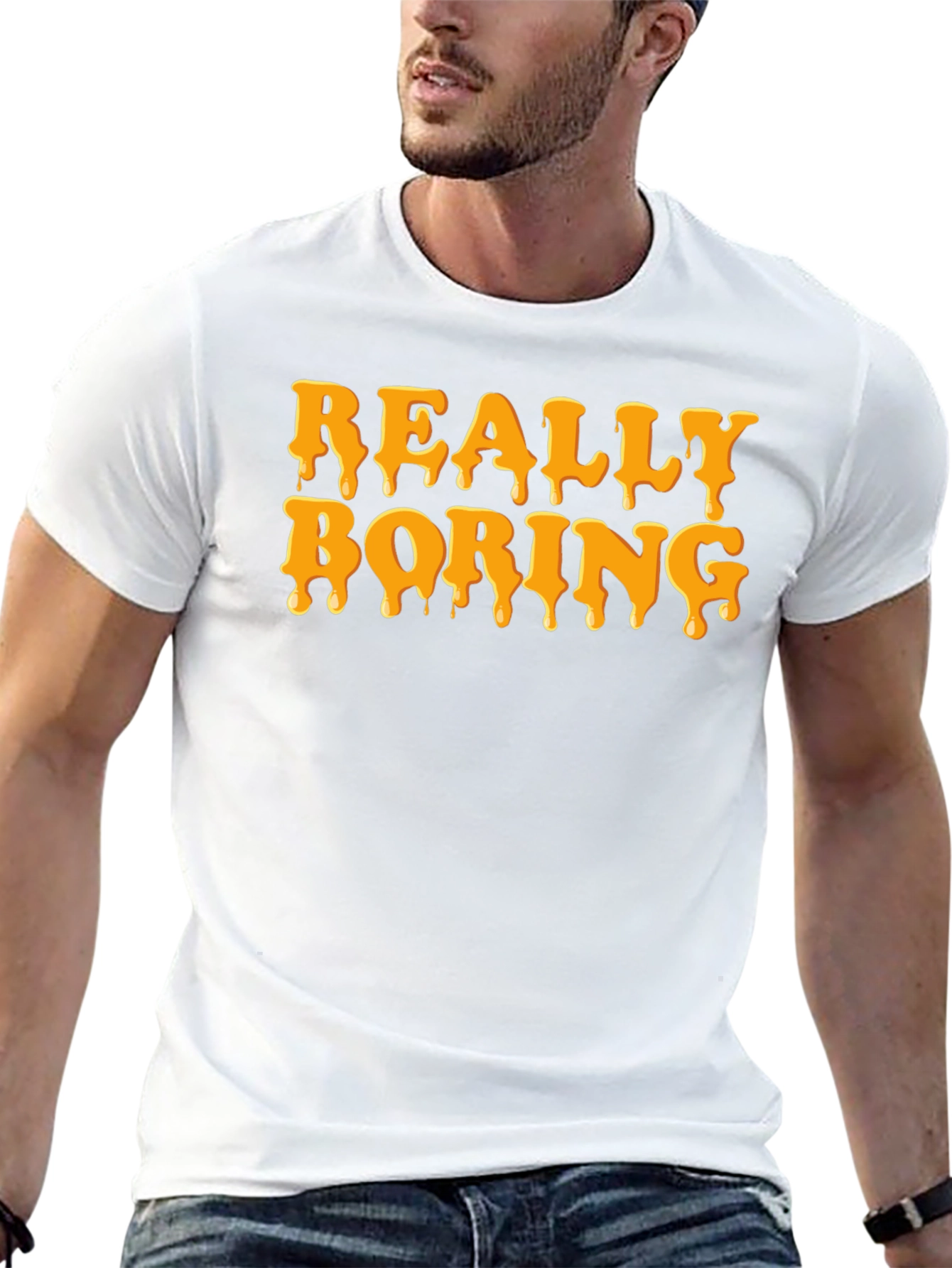 Really Boring Graphic T-Shirt - Casual Wear