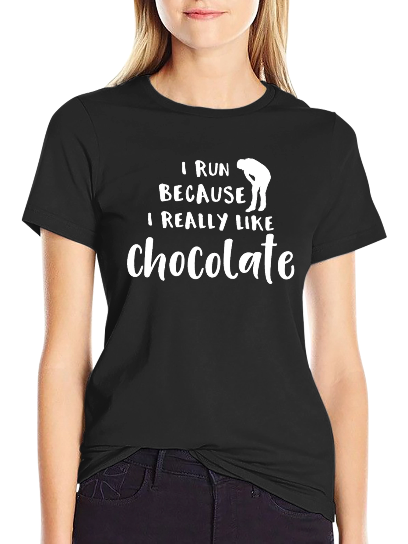 Funny Chocolate Lover Running T-Shirt