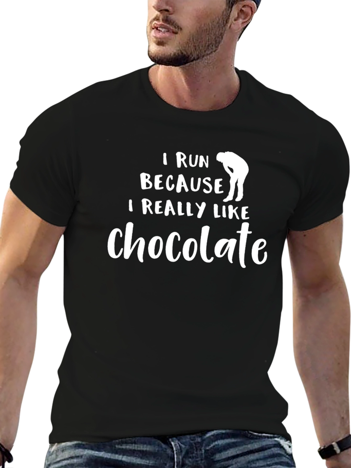 Funny Chocolate Lover Running T-Shirt