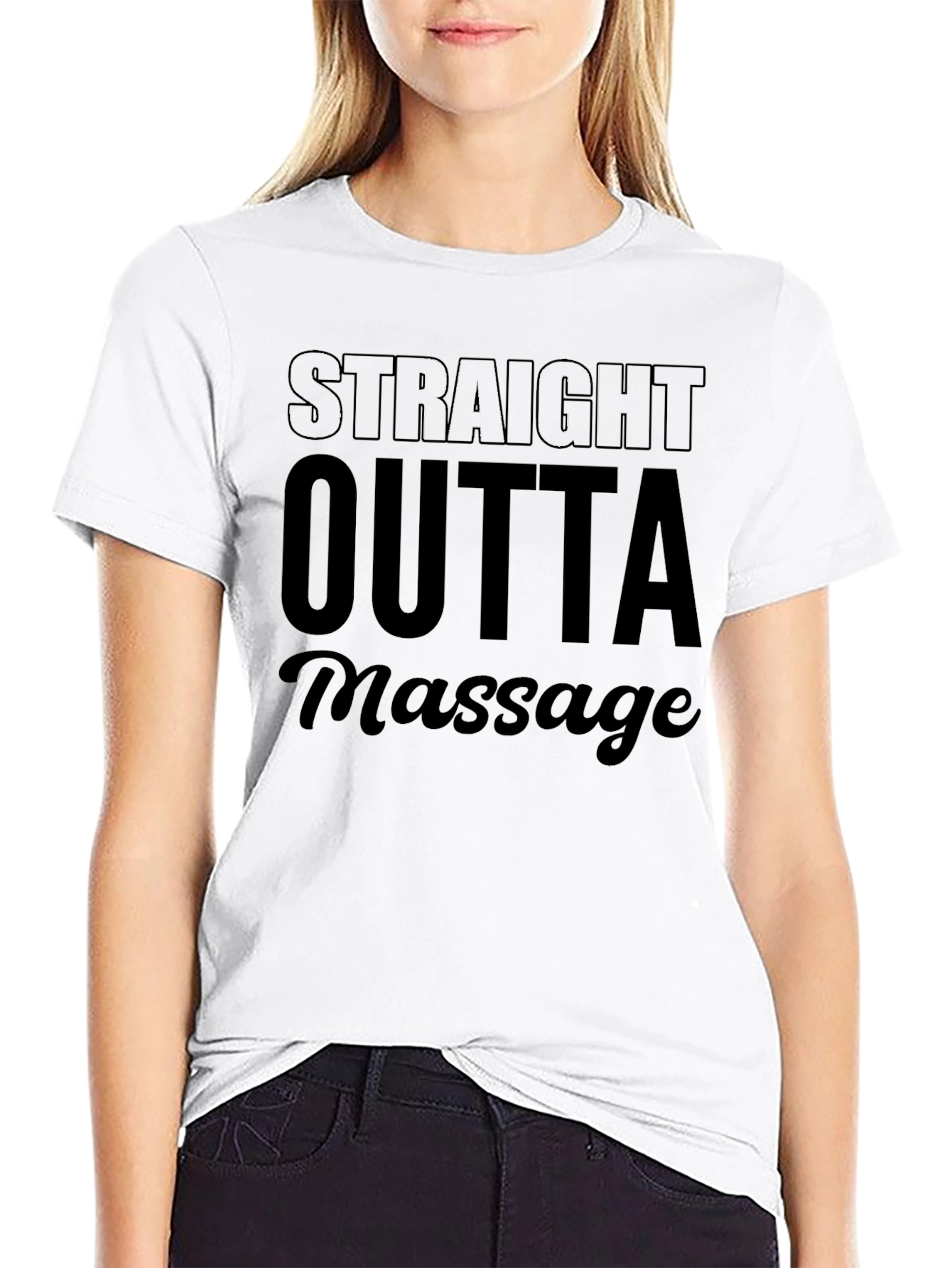 Straight Outta Massage Graphic Tee - Unisex
