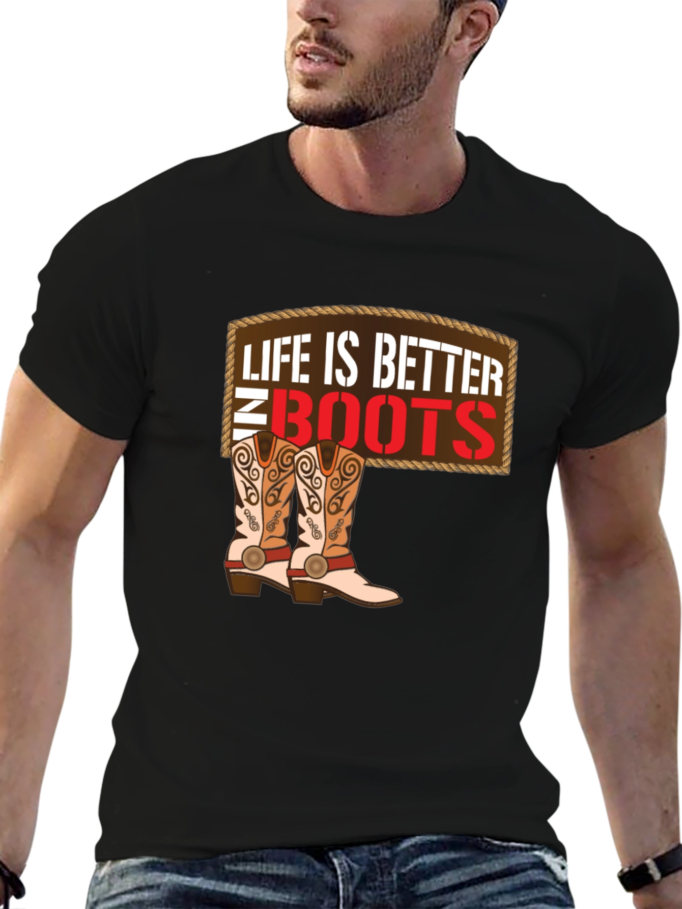 Life is Better in Boots Graphic Tee
