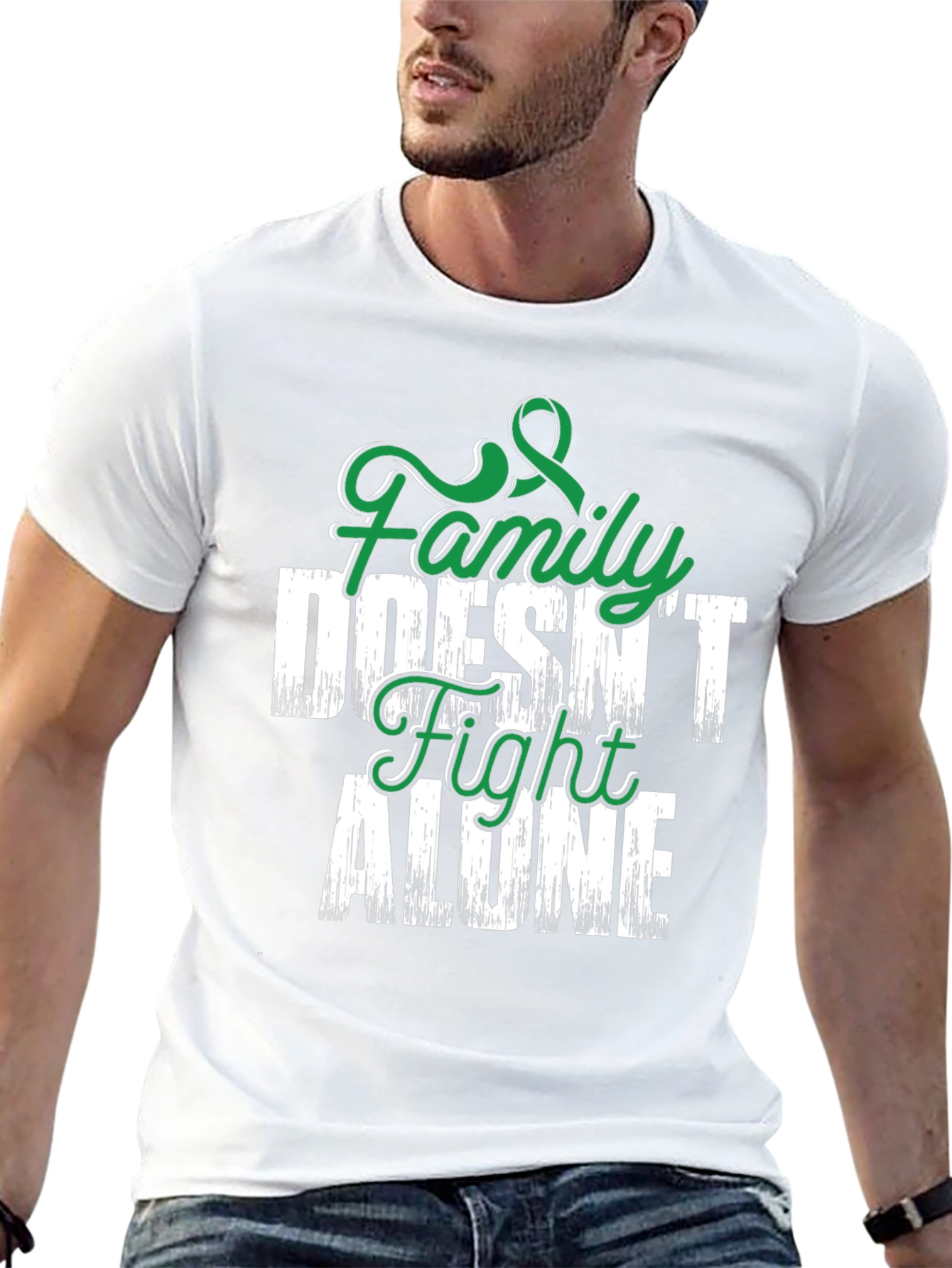 Family Doesnt Fight Alone Awareness T-Shirt
