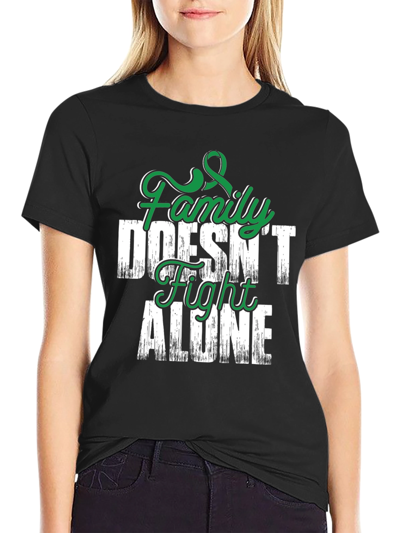 Family Doesnt Fight Alone Awareness T-Shirt