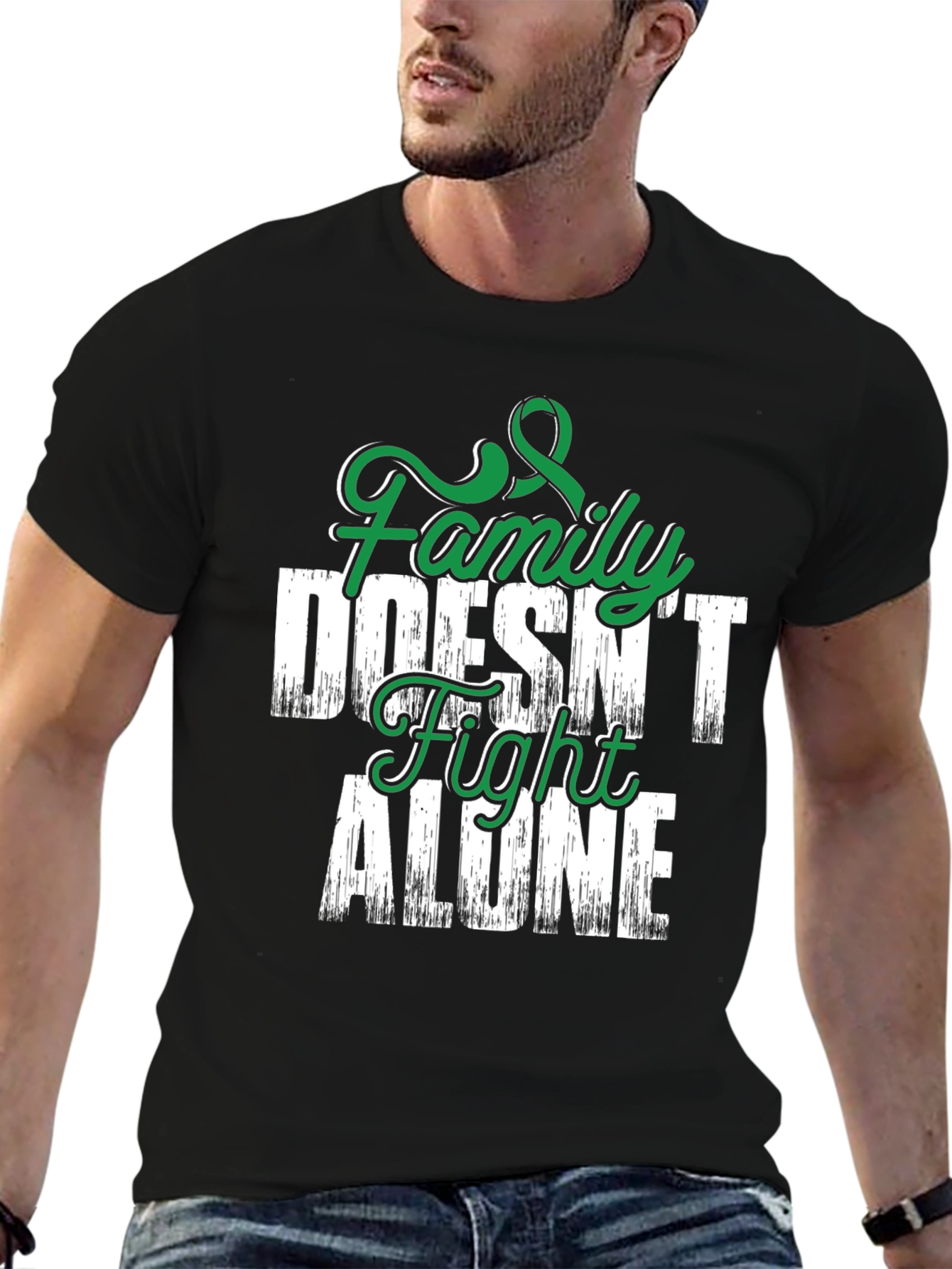 Family Doesnt Fight Alone Awareness T-Shirt
