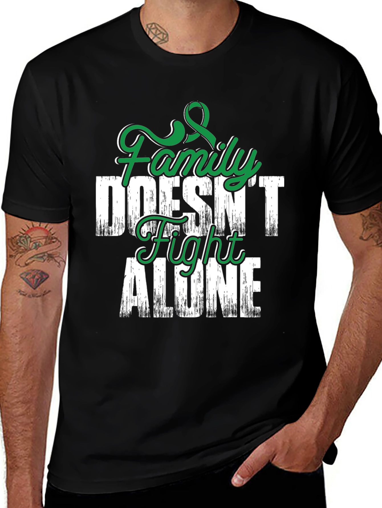Family Doesnt Fight Alone Awareness T-Shirt