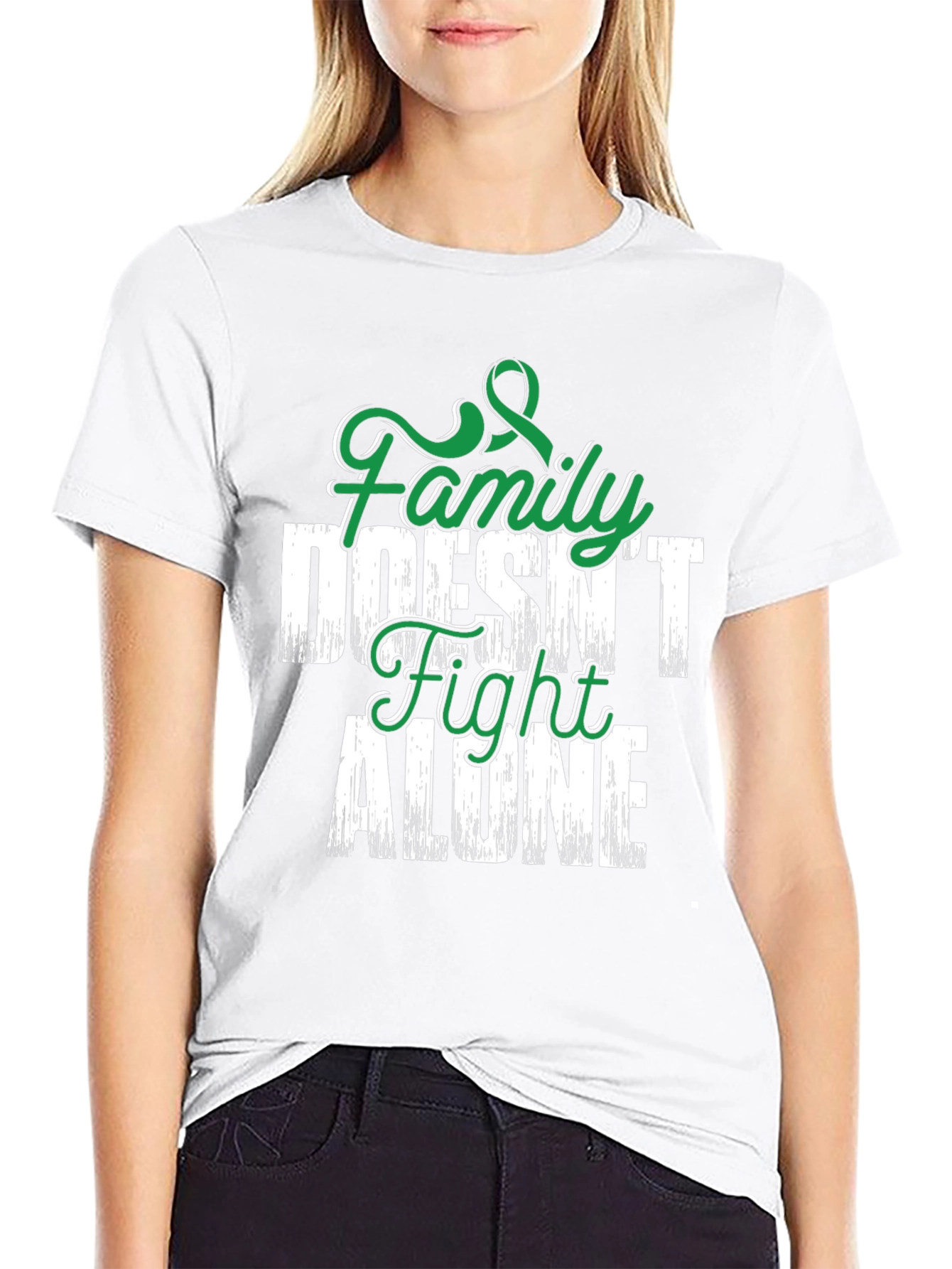 Family Doesnt Fight Alone Awareness T-Shirt