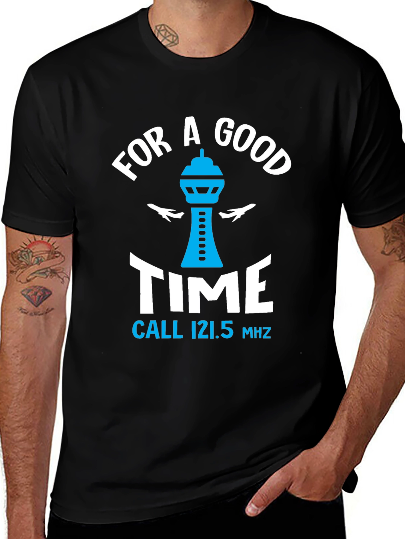 For A Good Time Aviation T-Shirt