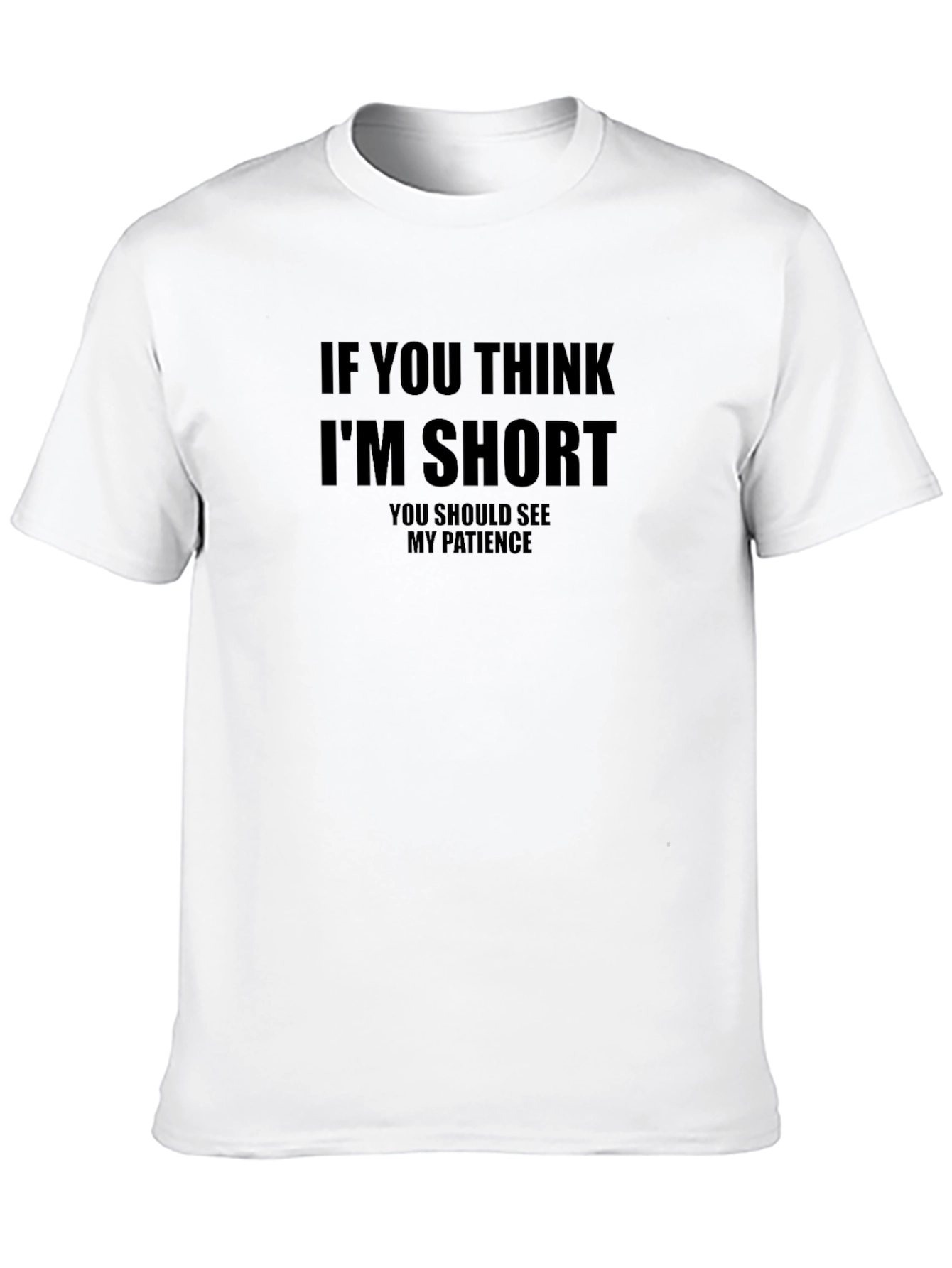 Funny Short Temper T-Shirt - Sarcastic Novelty Tee