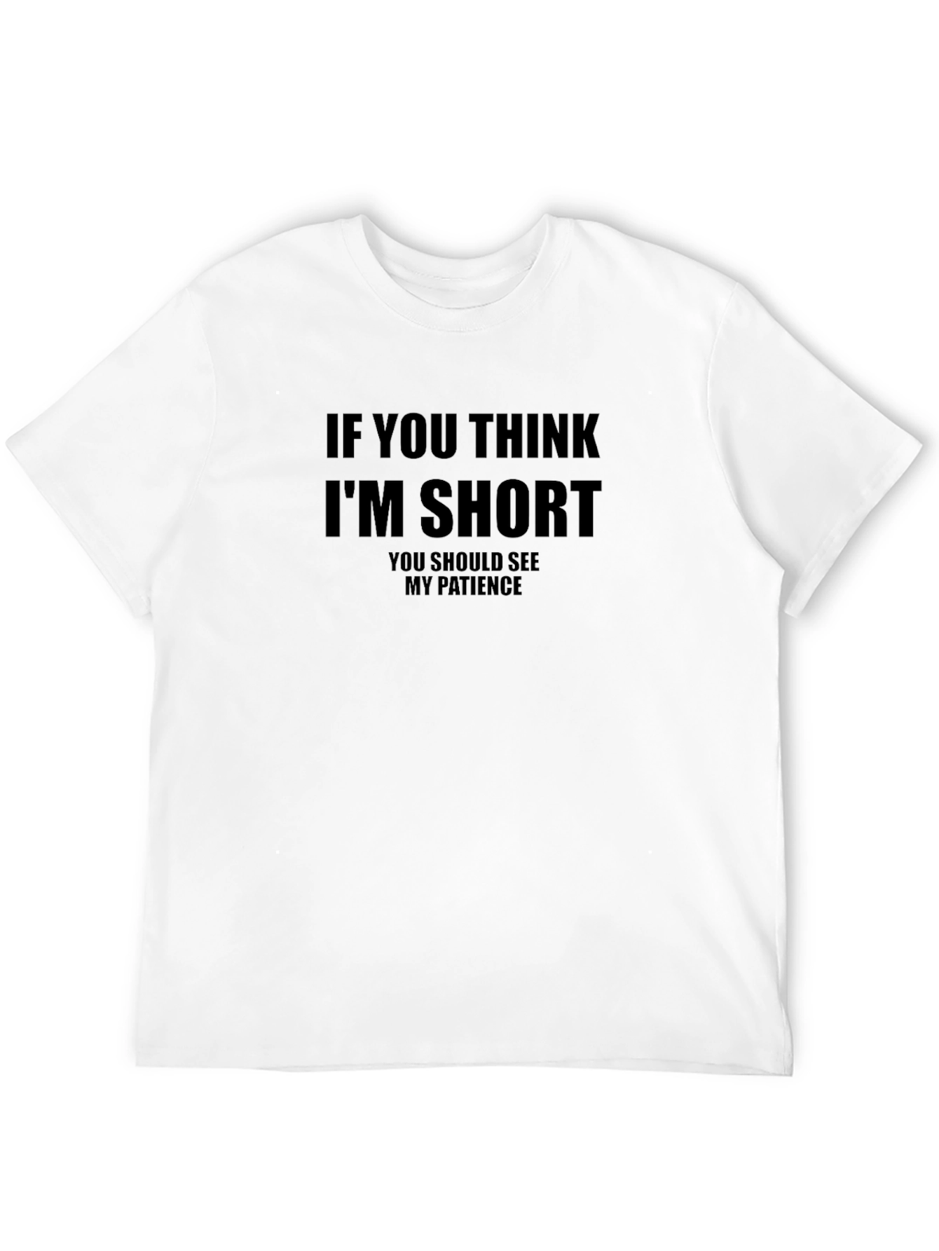 Funny Short Temper T-Shirt - Sarcastic Novelty Tee