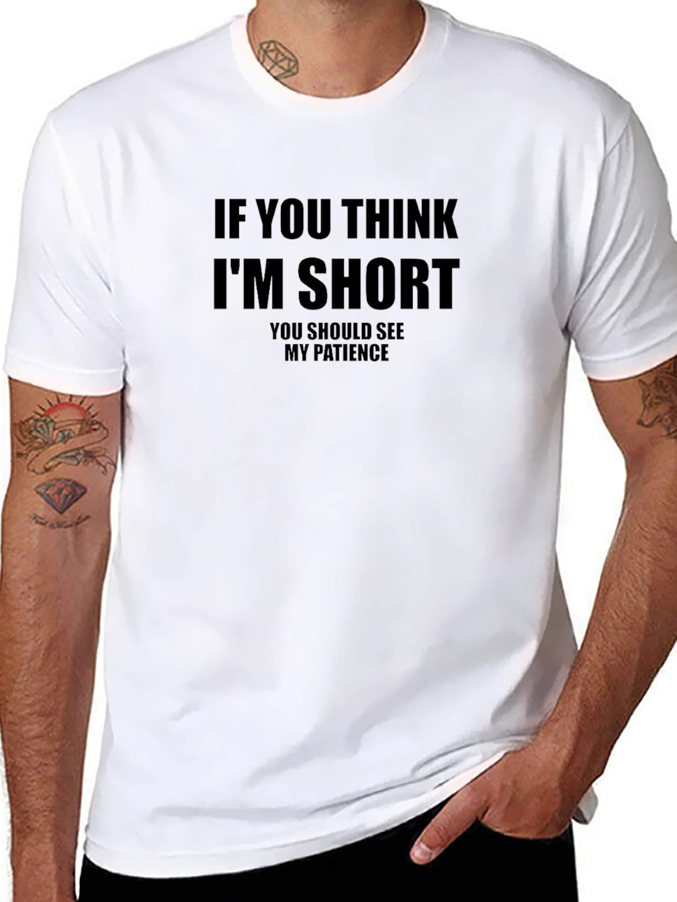 Funny Short Temper T-Shirt - Sarcastic Novelty Tee