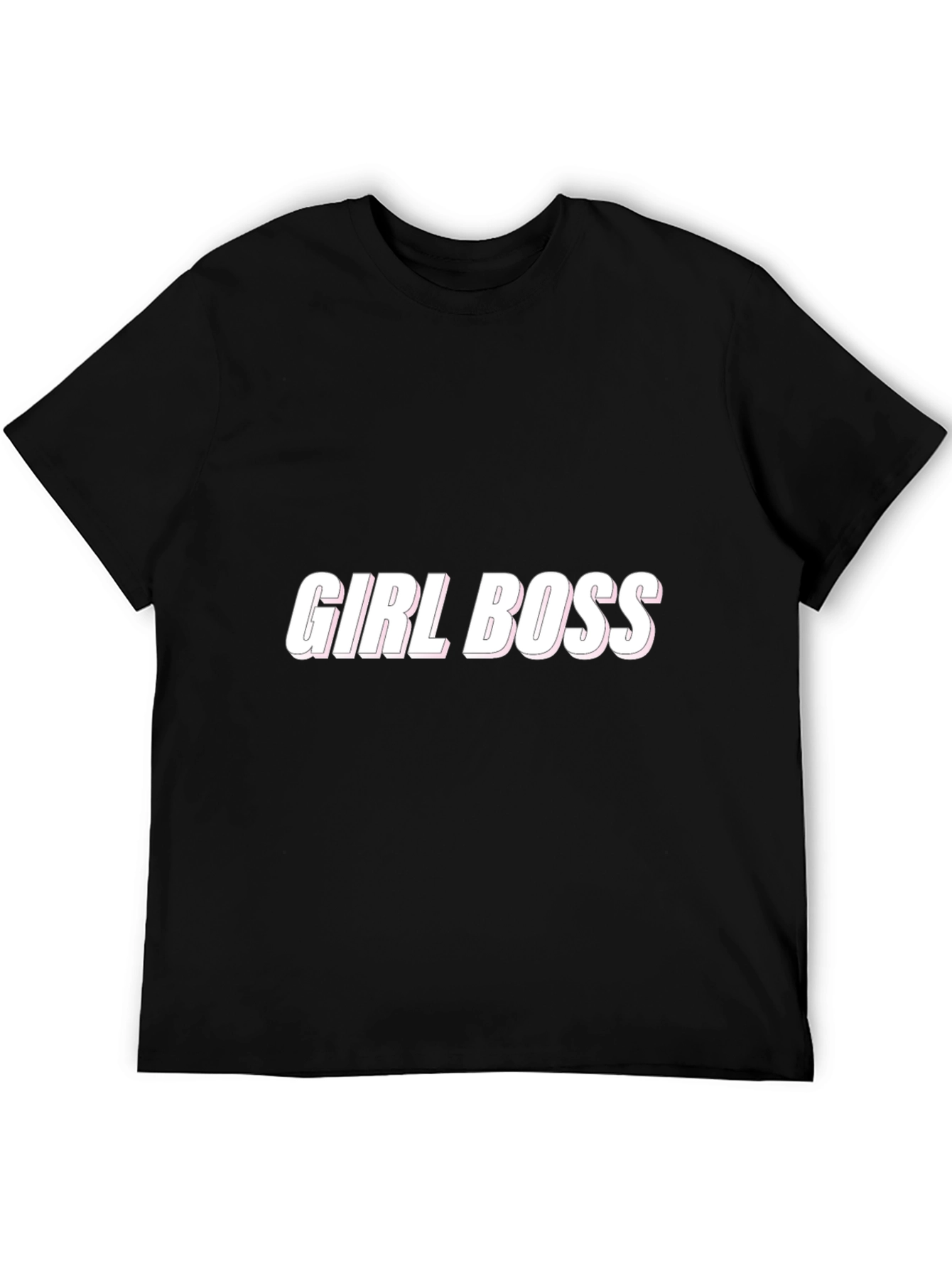 Girl Boss Graphic Tee - Stylish Black Cotton T-Shirt