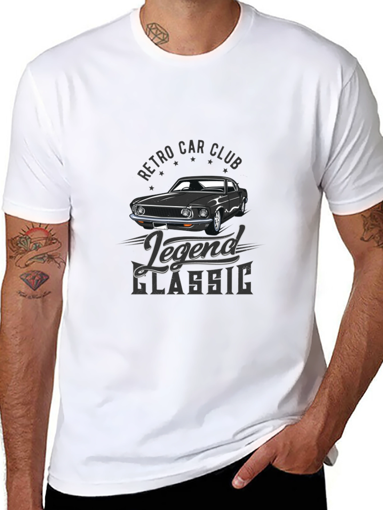 Retro Car Club Legend Classic T-Shirt