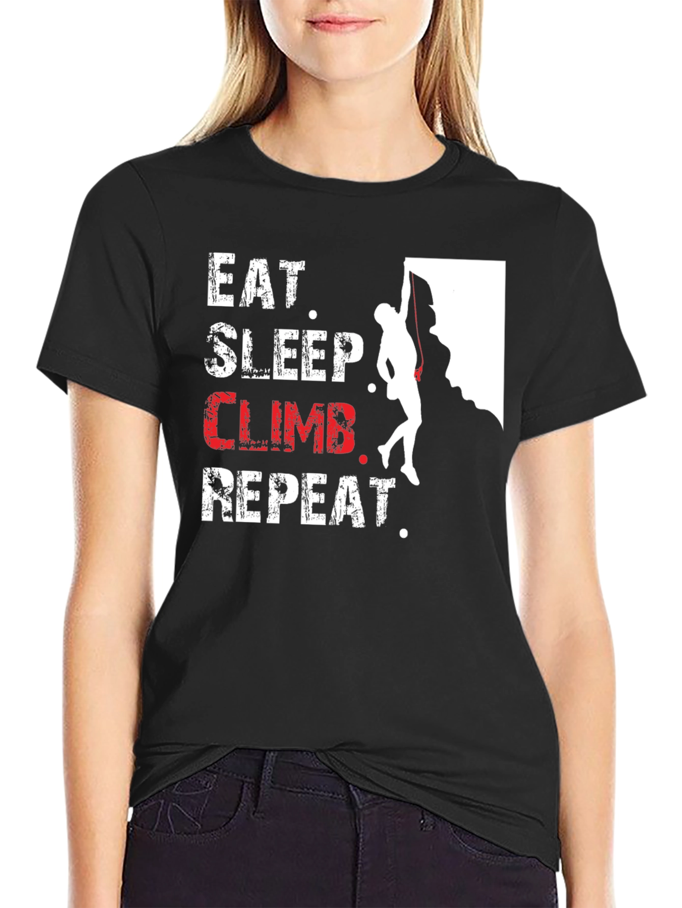 Eat Sleep Climb Repeat Graphic Tee