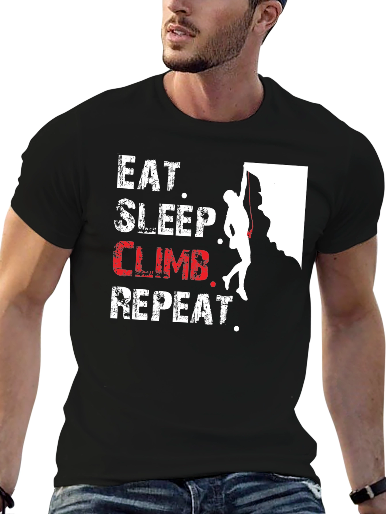 Eat Sleep Climb Repeat Graphic Tee