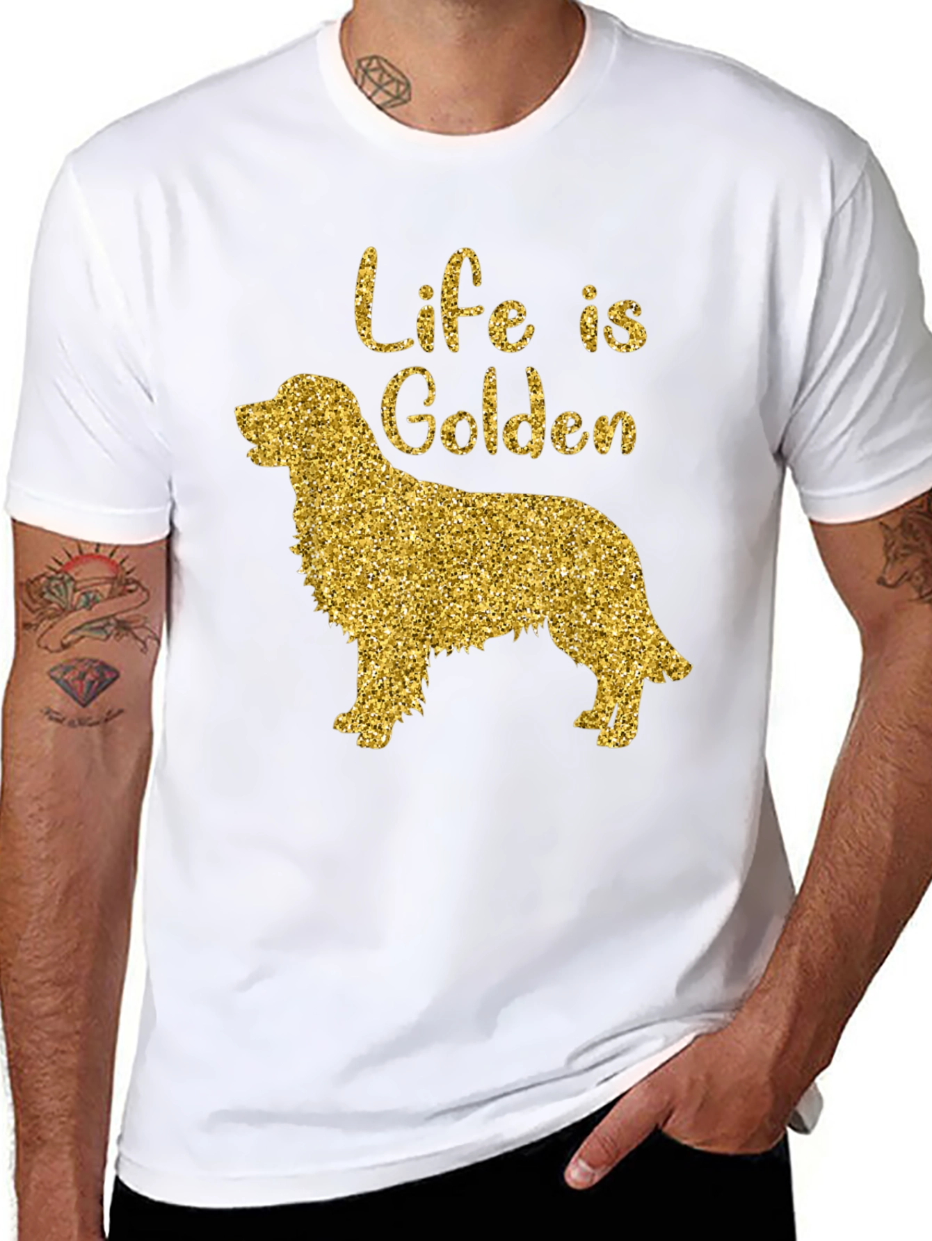 Life is Golden T-Shirt - Retriever Lover Tee