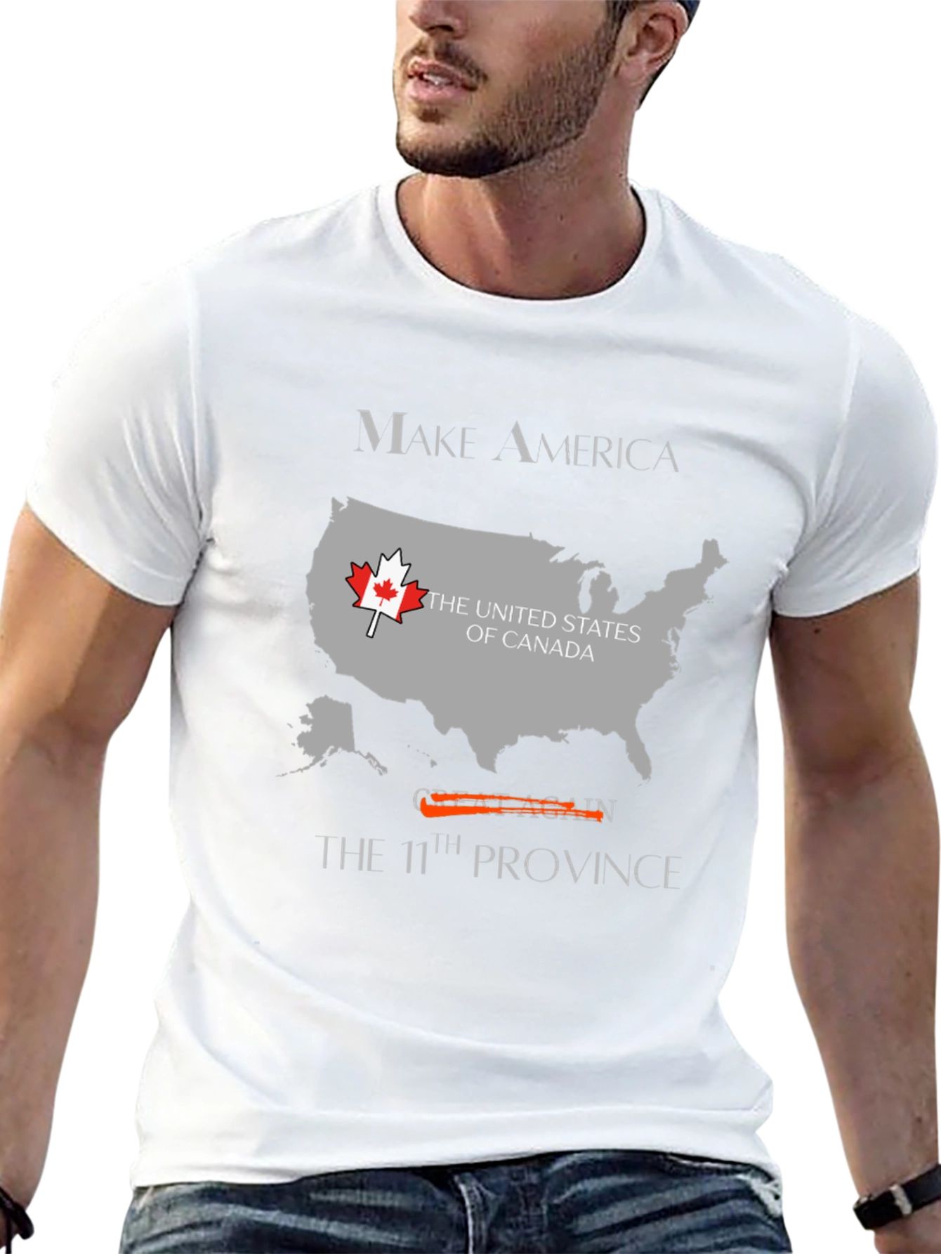 Canada T-Shirt - Make America the 11th Province