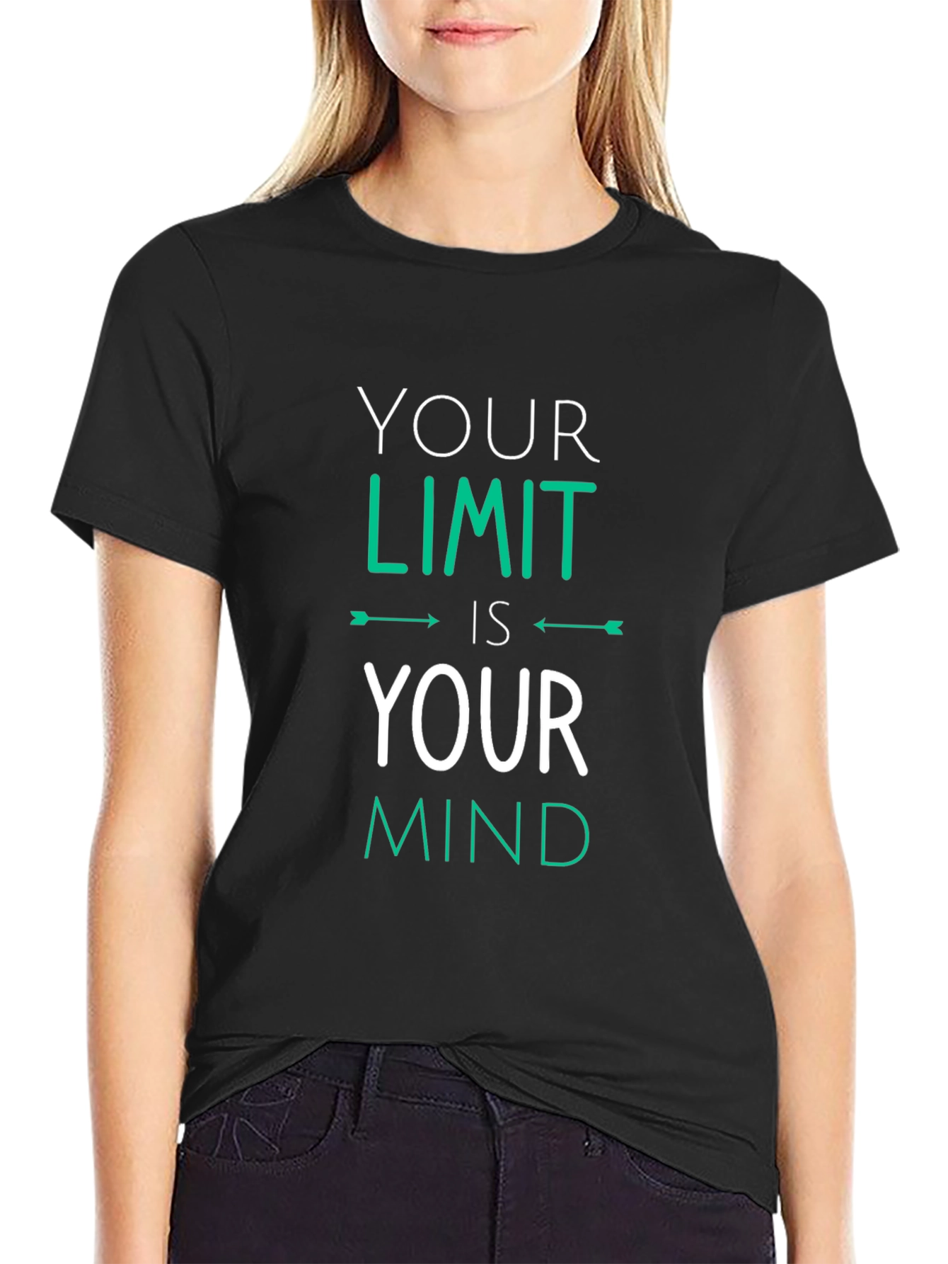 Motivational Your Limit Graphic Tee