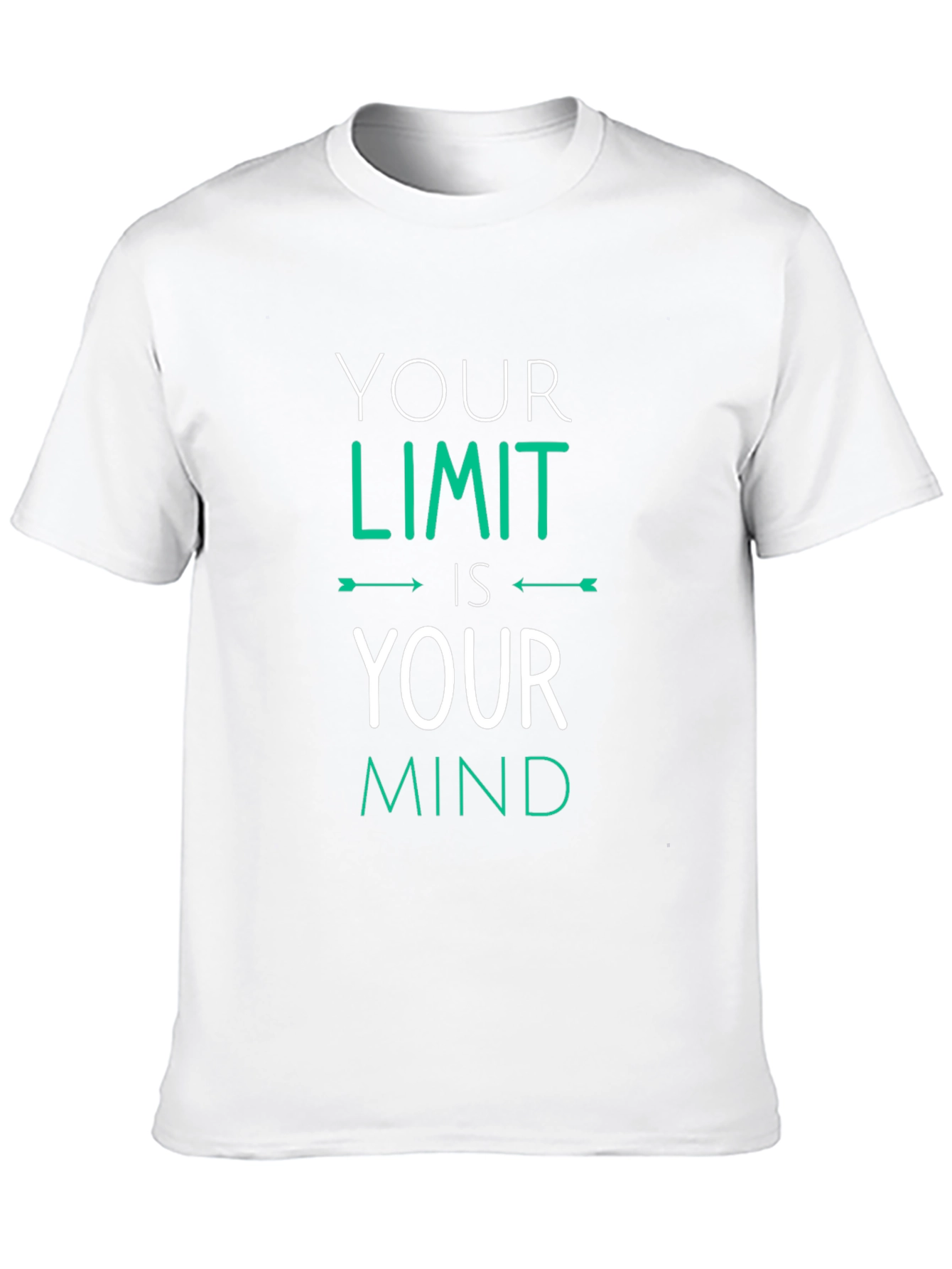 Motivational Your Limit Graphic Tee