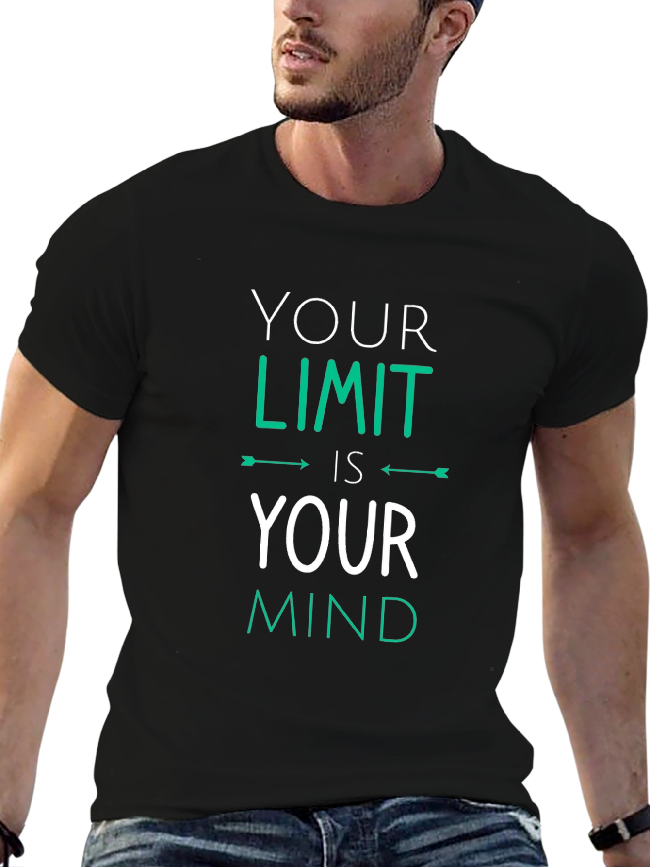 Motivational Your Limit Graphic Tee