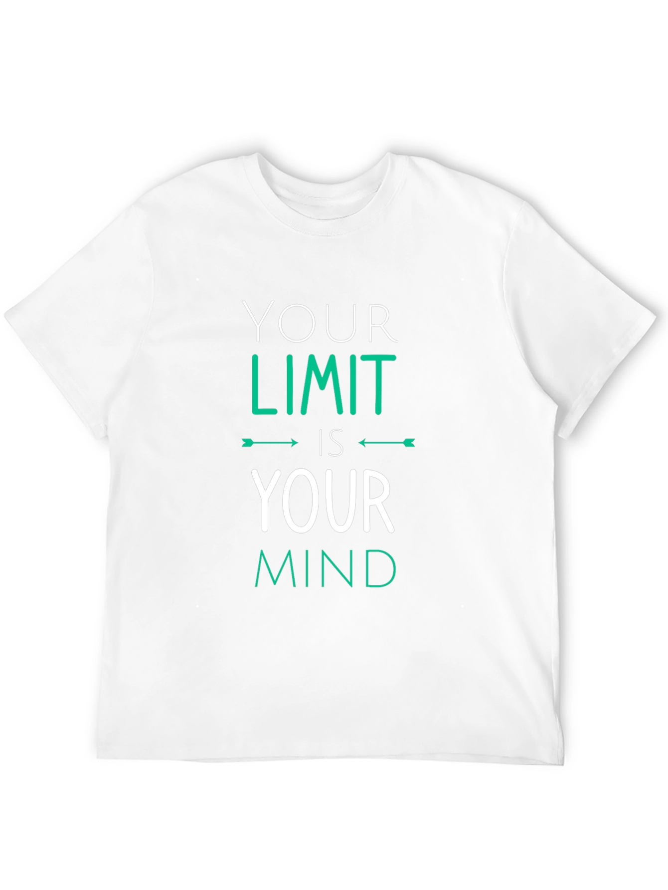 Motivational Your Limit Graphic Tee