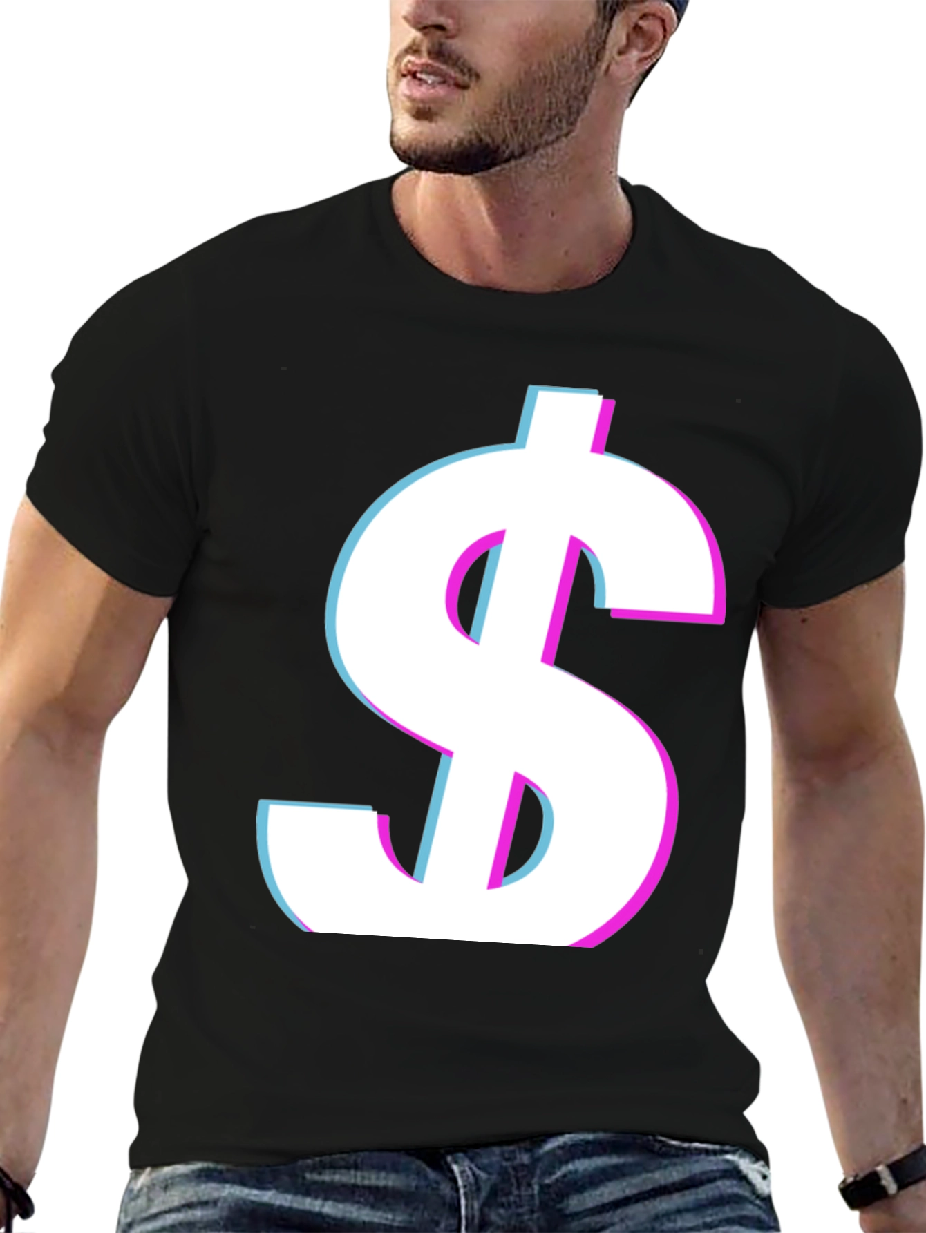 Trendy Dollar Sign Graphic Tee