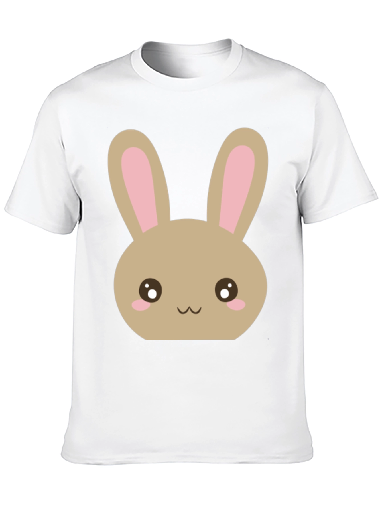 Cute Easter Bunny Black T-Shirt