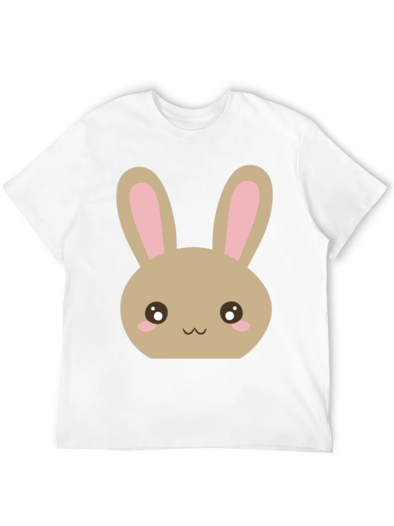 Cute Easter Bunny Black T-Shirt