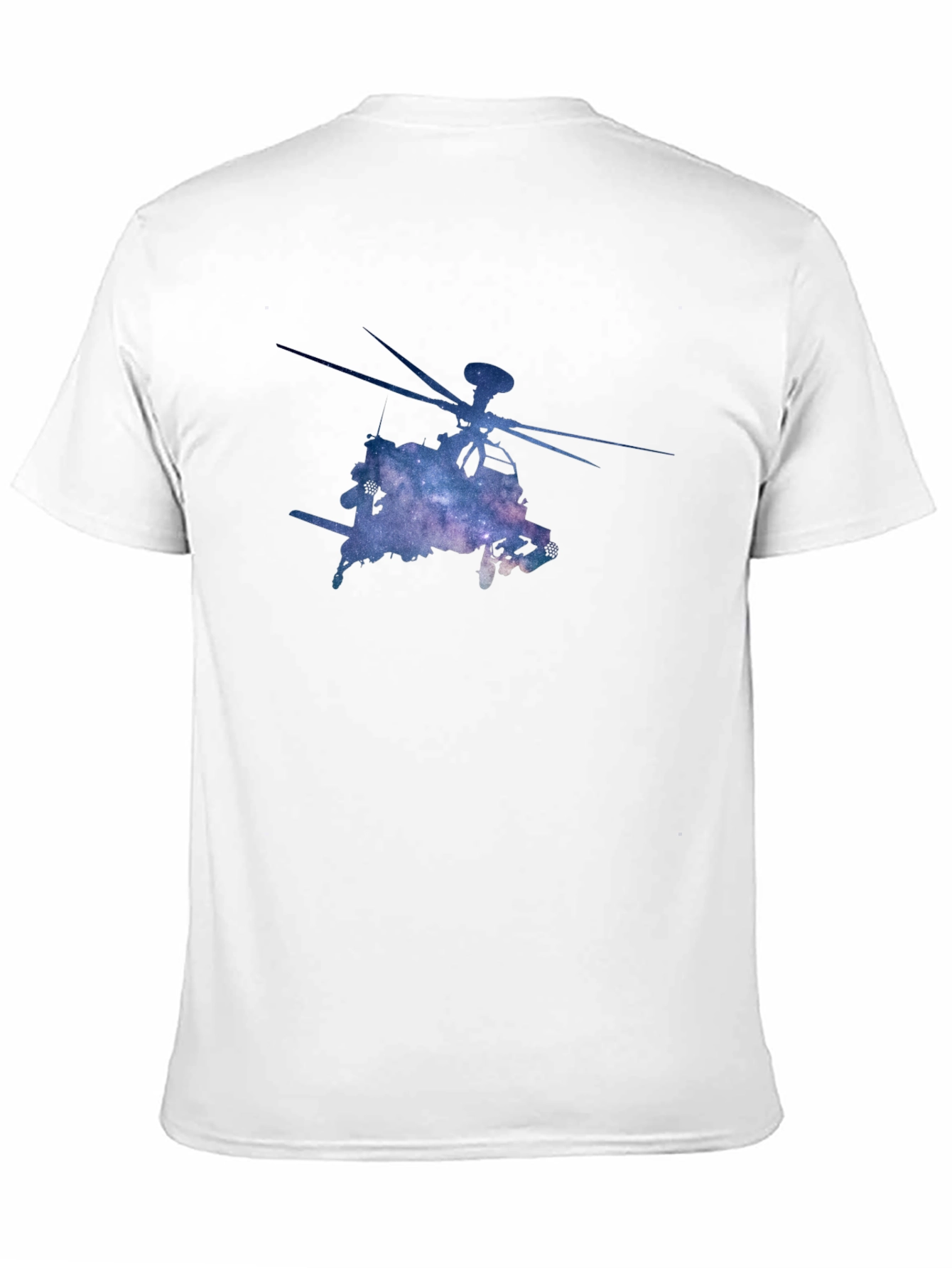 Galaxy Helicopter Graphic Tee - Black