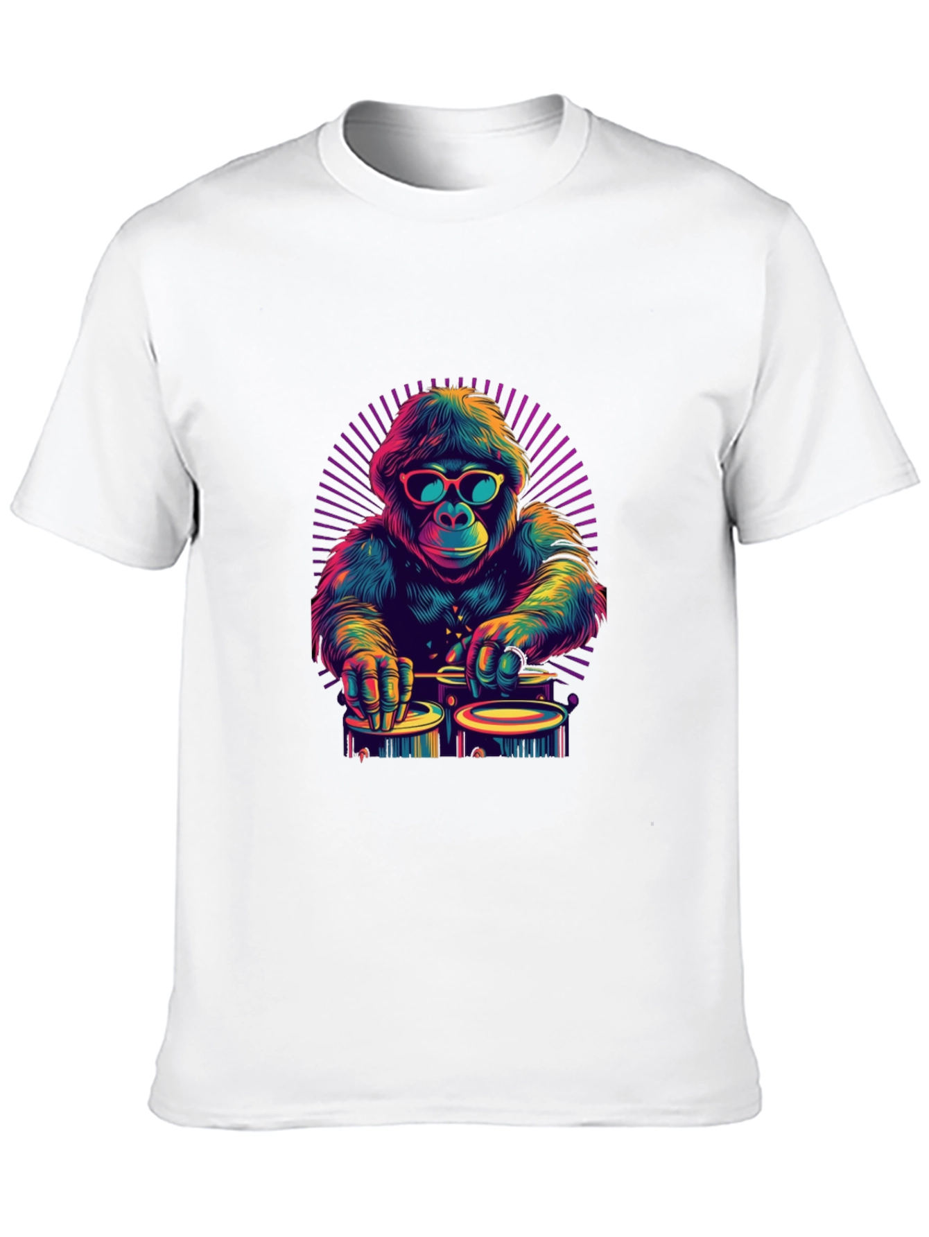 Cool Gorilla DJ Graphic T-Shirt