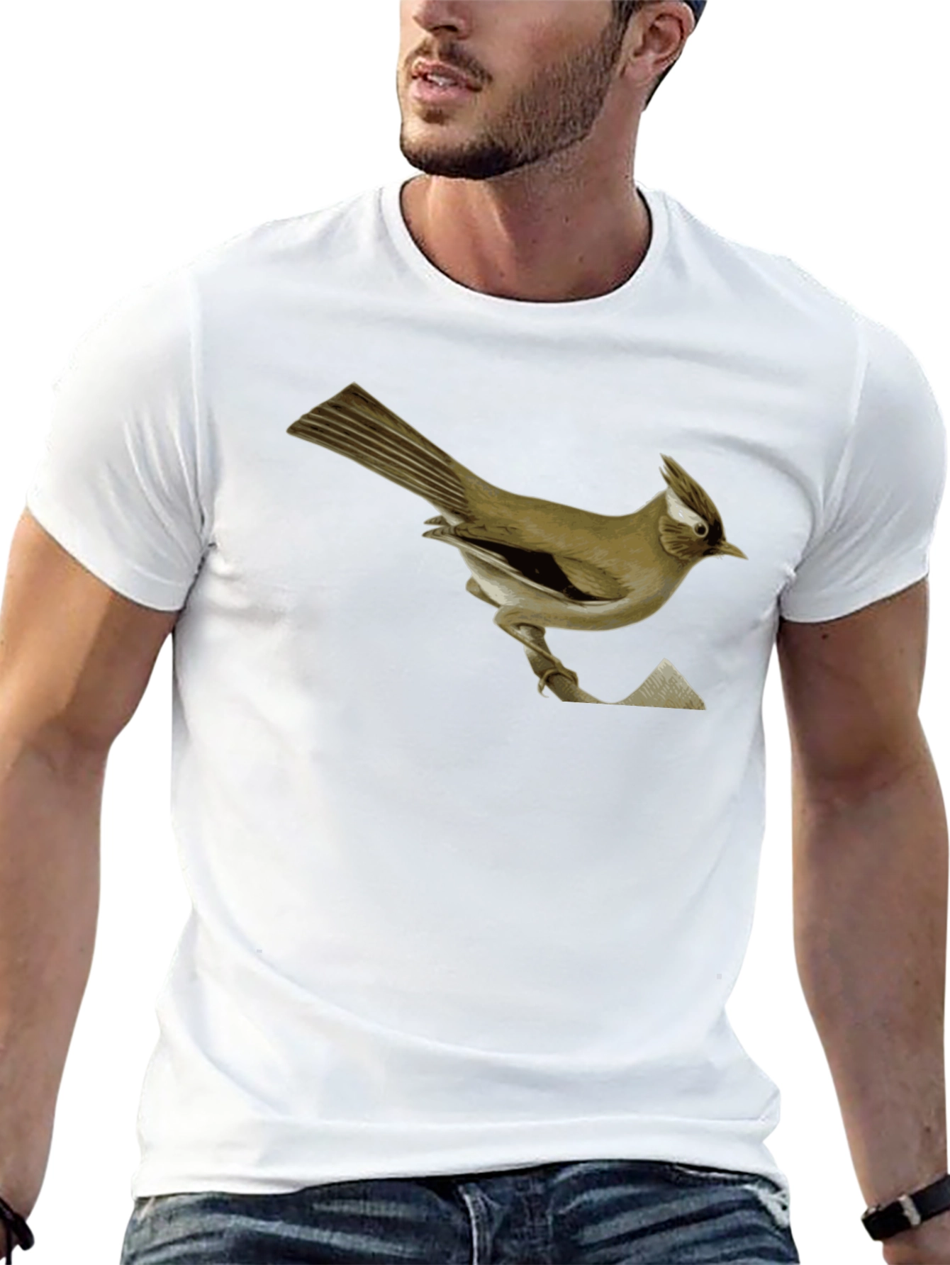 Tufted Titmouse Bird T-Shirt - Nature Inspired Graphic Tee