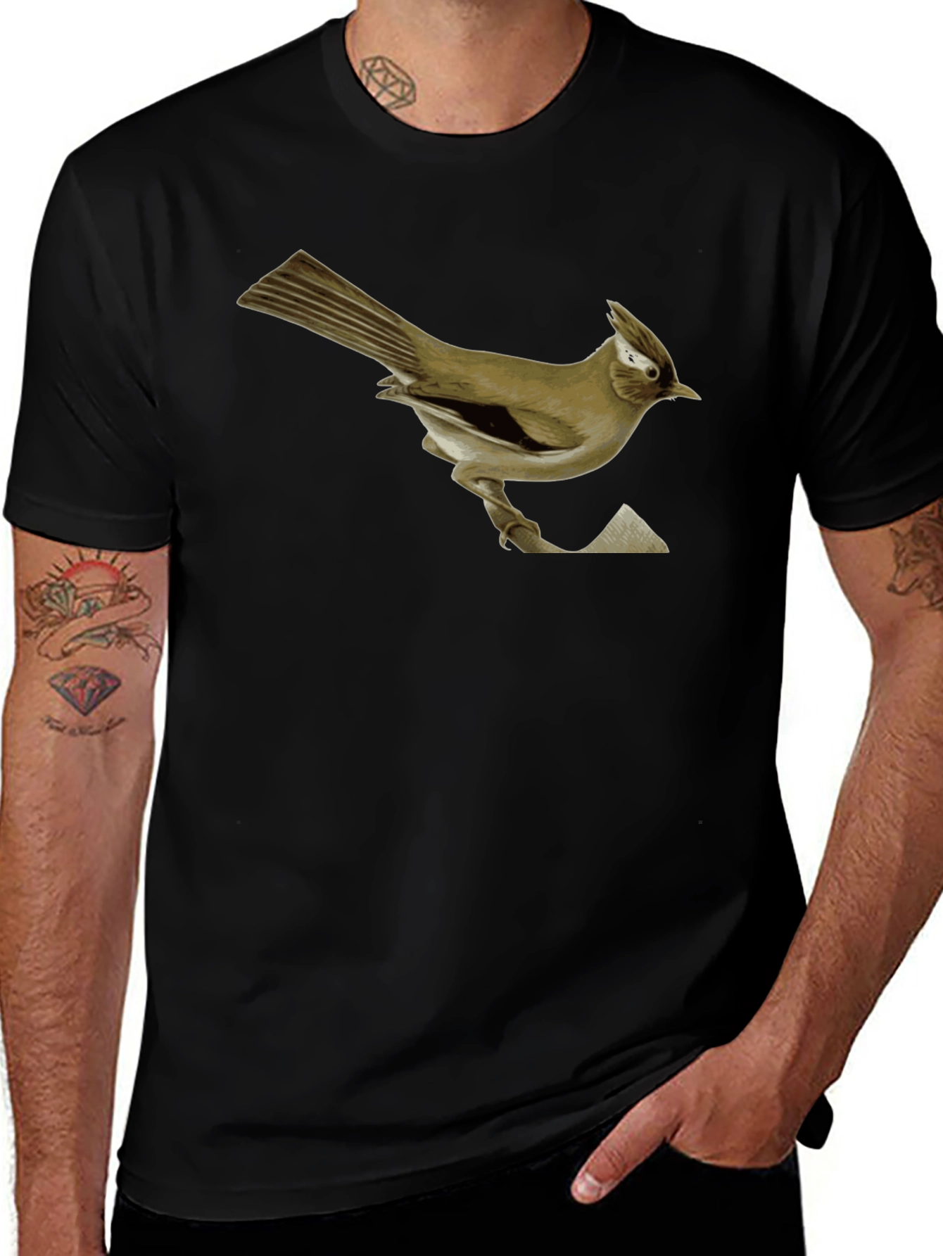Tufted Titmouse Bird T-Shirt - Nature Inspired Graphic Tee
