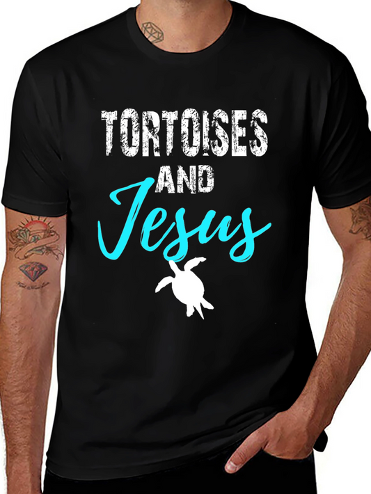Tortoises and Jesus Graphic T-Shirt