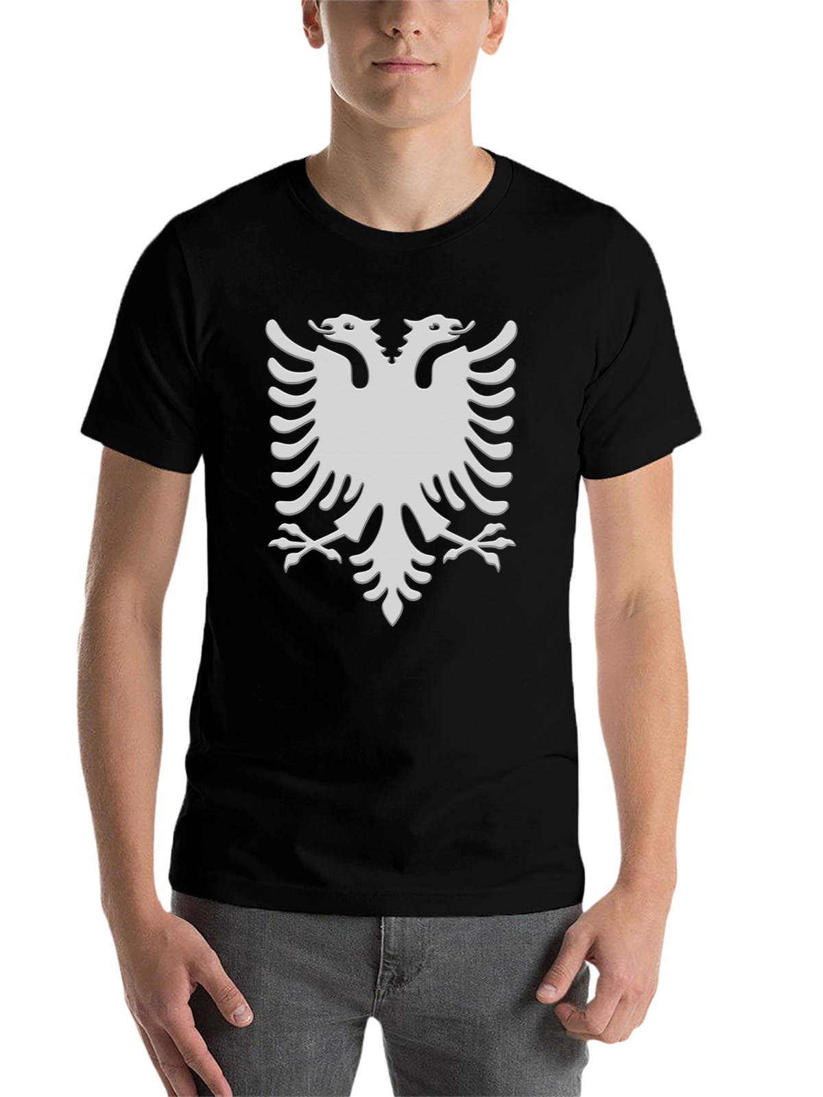 Albanian Eagle Black T-Shirt