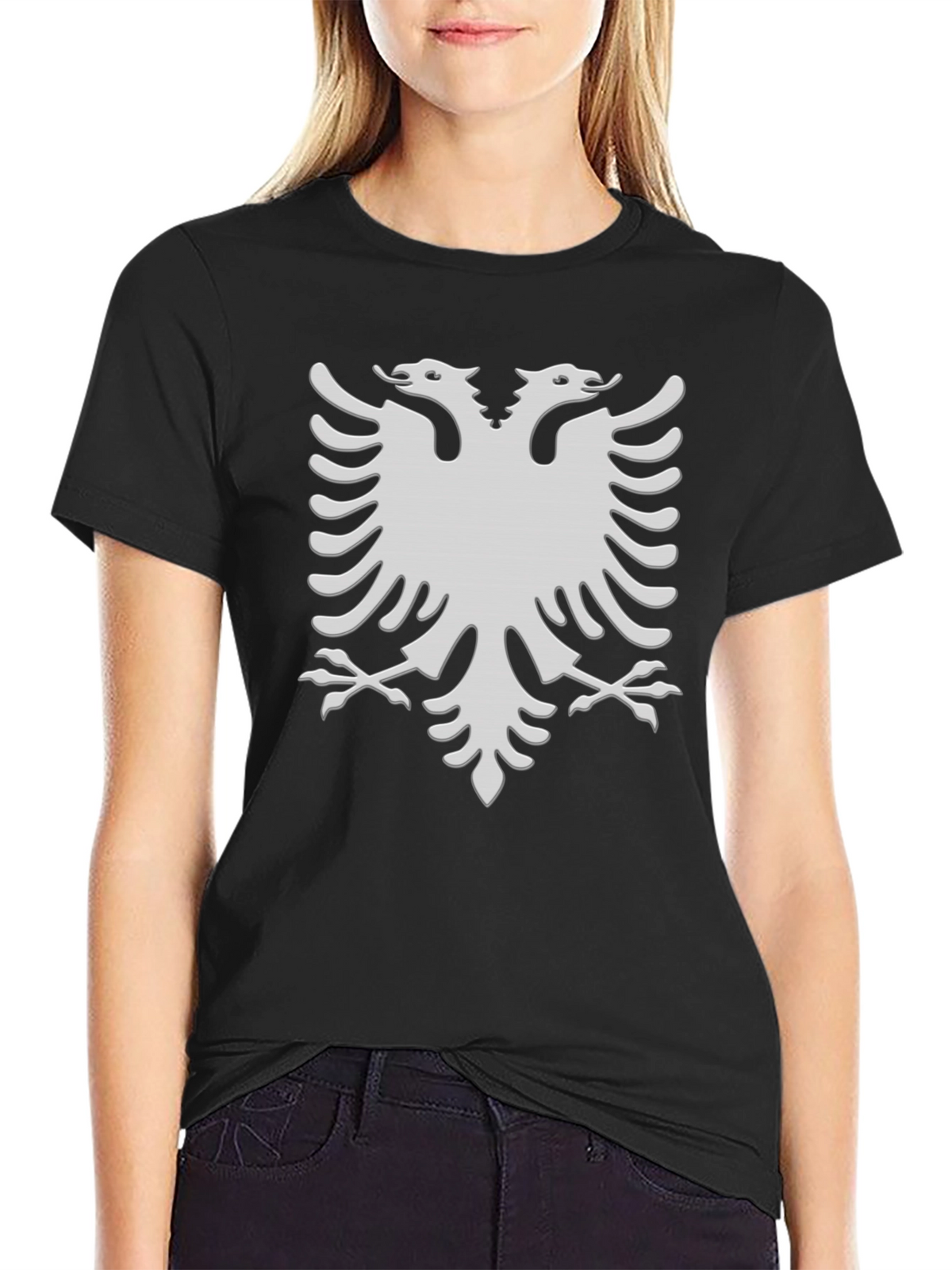 Albanian Eagle Black T-Shirt