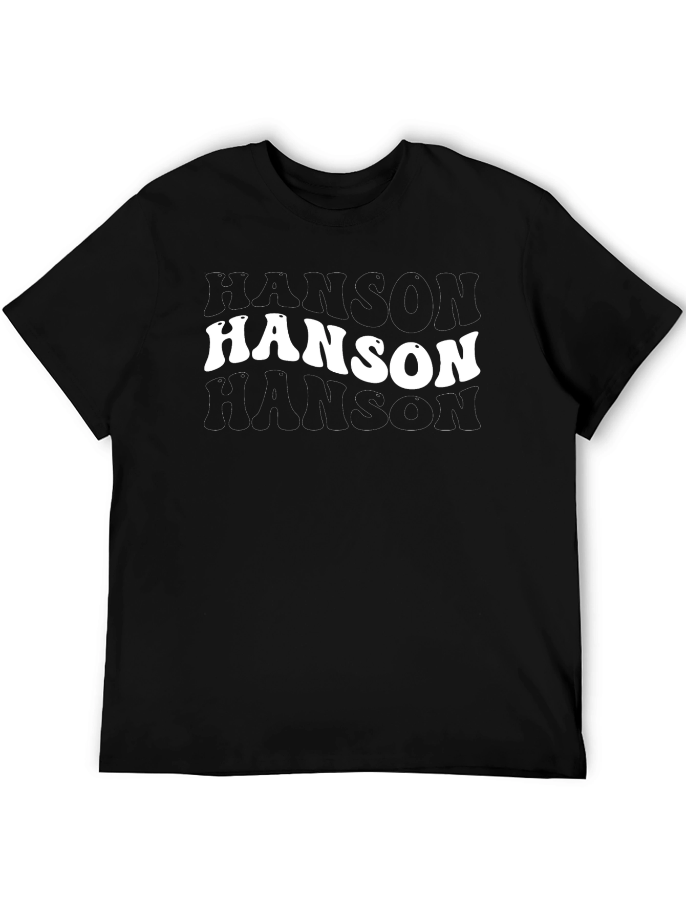 Hanson Graphic T-Shirt - Black Retro Design