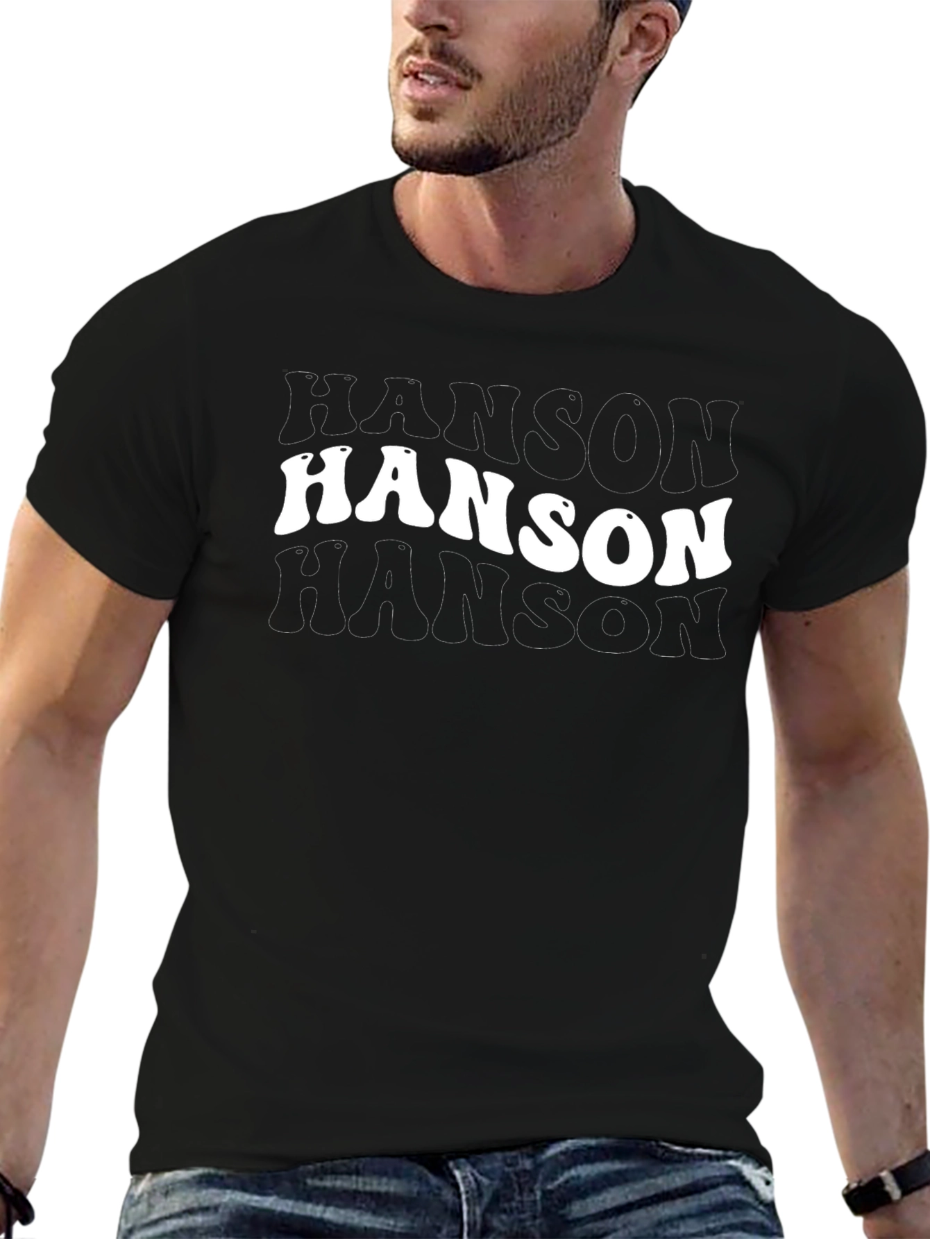 Hanson Graphic T-Shirt - Black Retro Design
