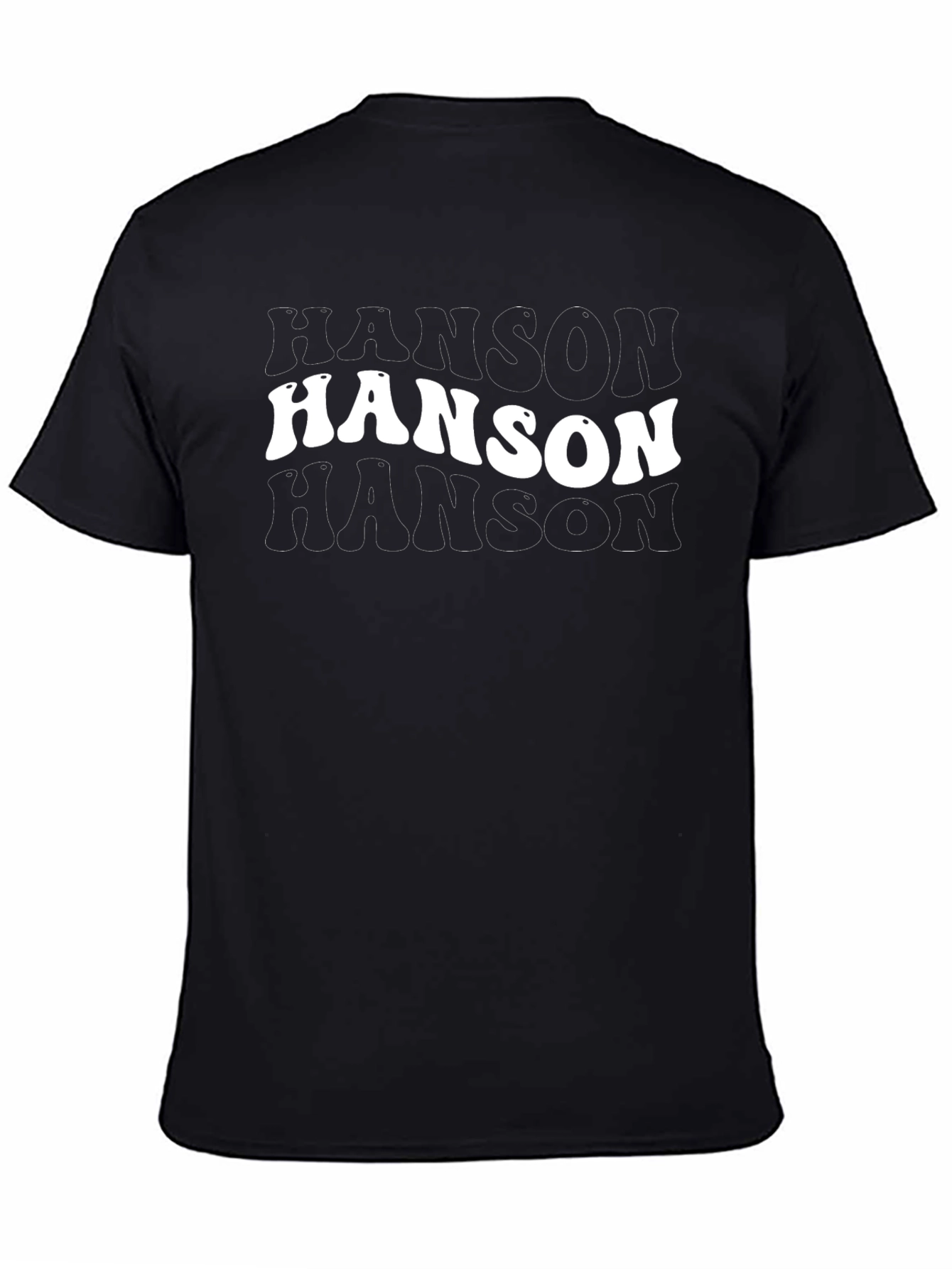 Hanson Graphic T-Shirt - Black Retro Design