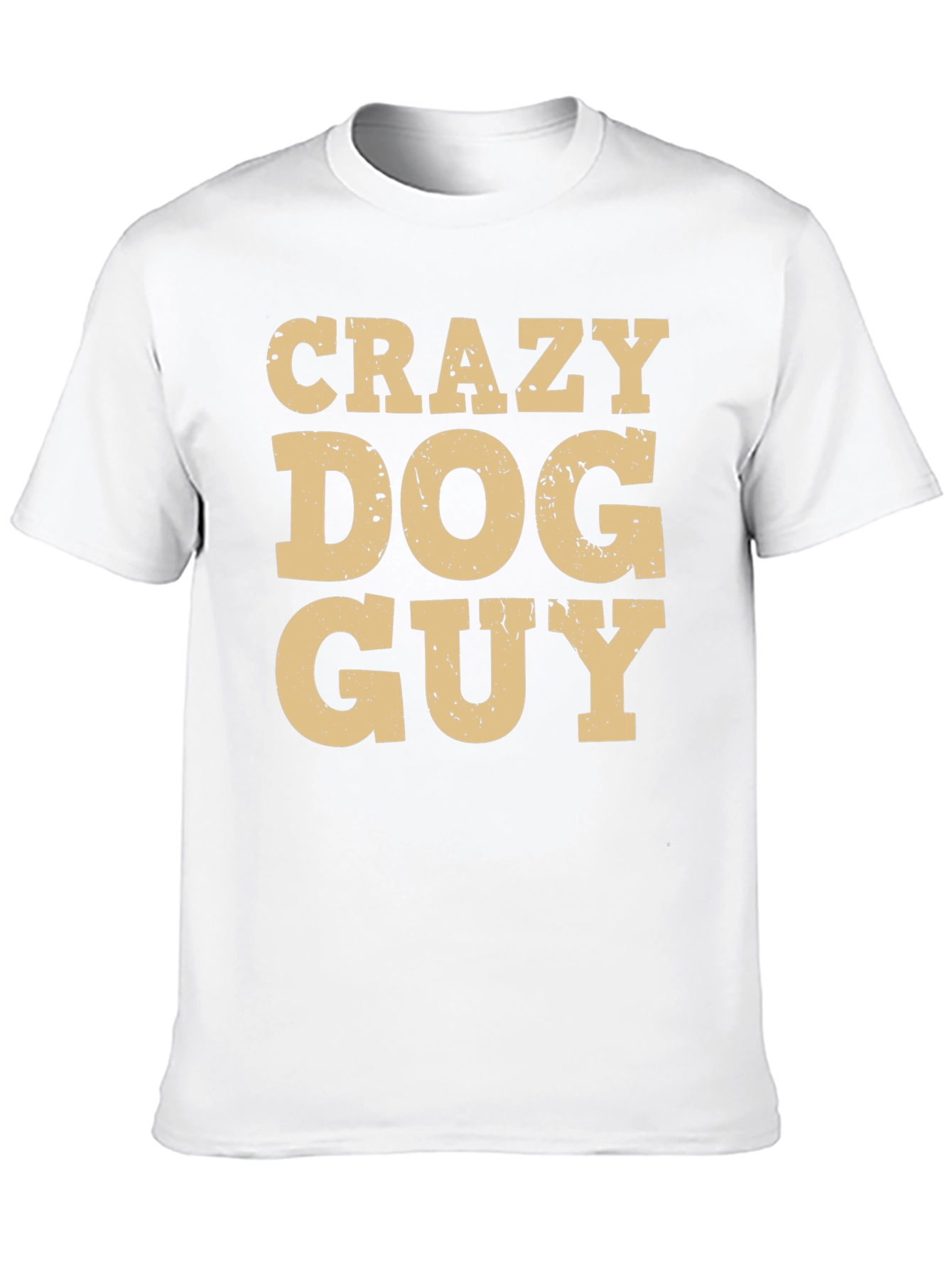 Crazy Dog Guy T-Shirt - Funny Pet Lover Tee
