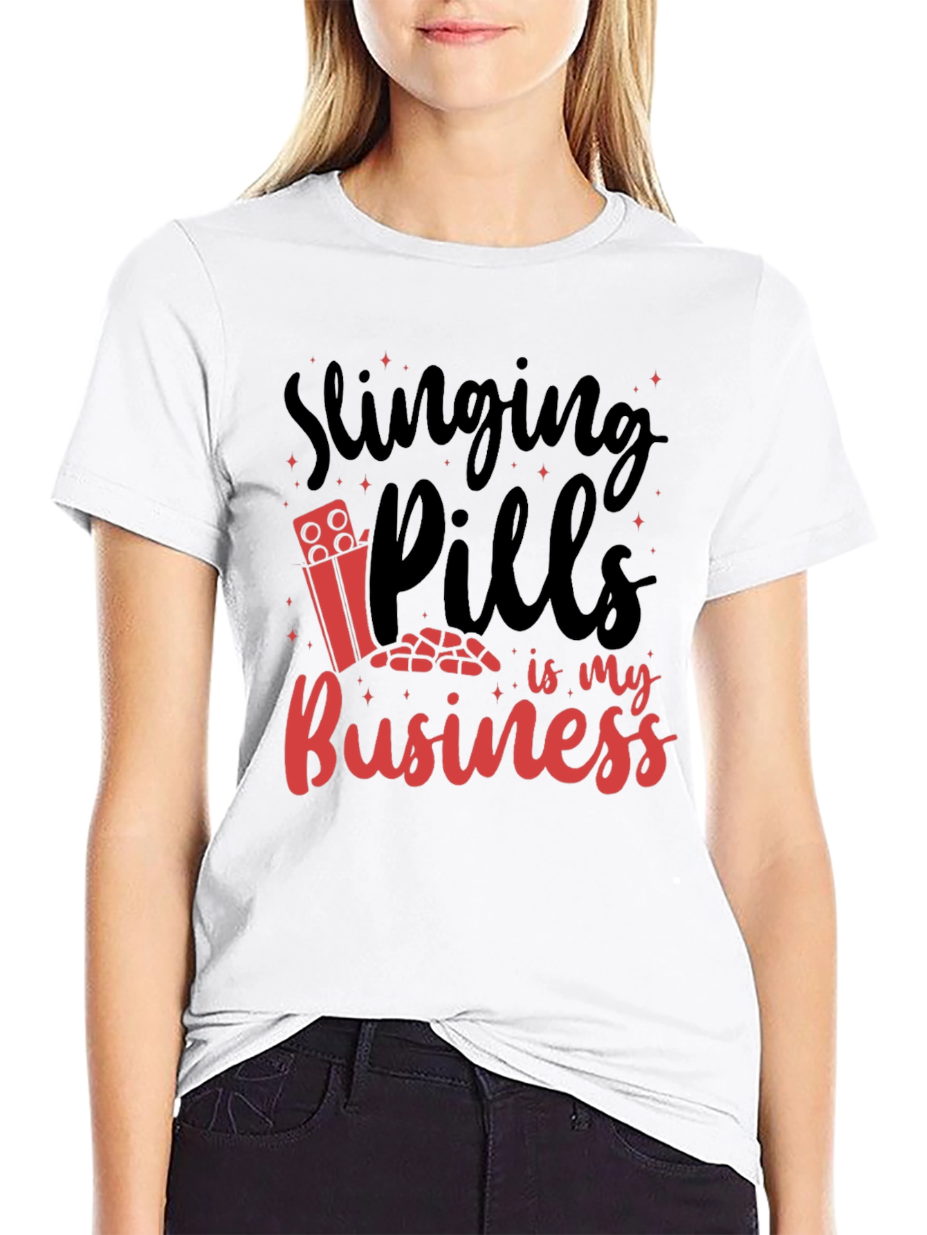 Slinging Pills Graphic Tee - Rx Humor T-Shirt