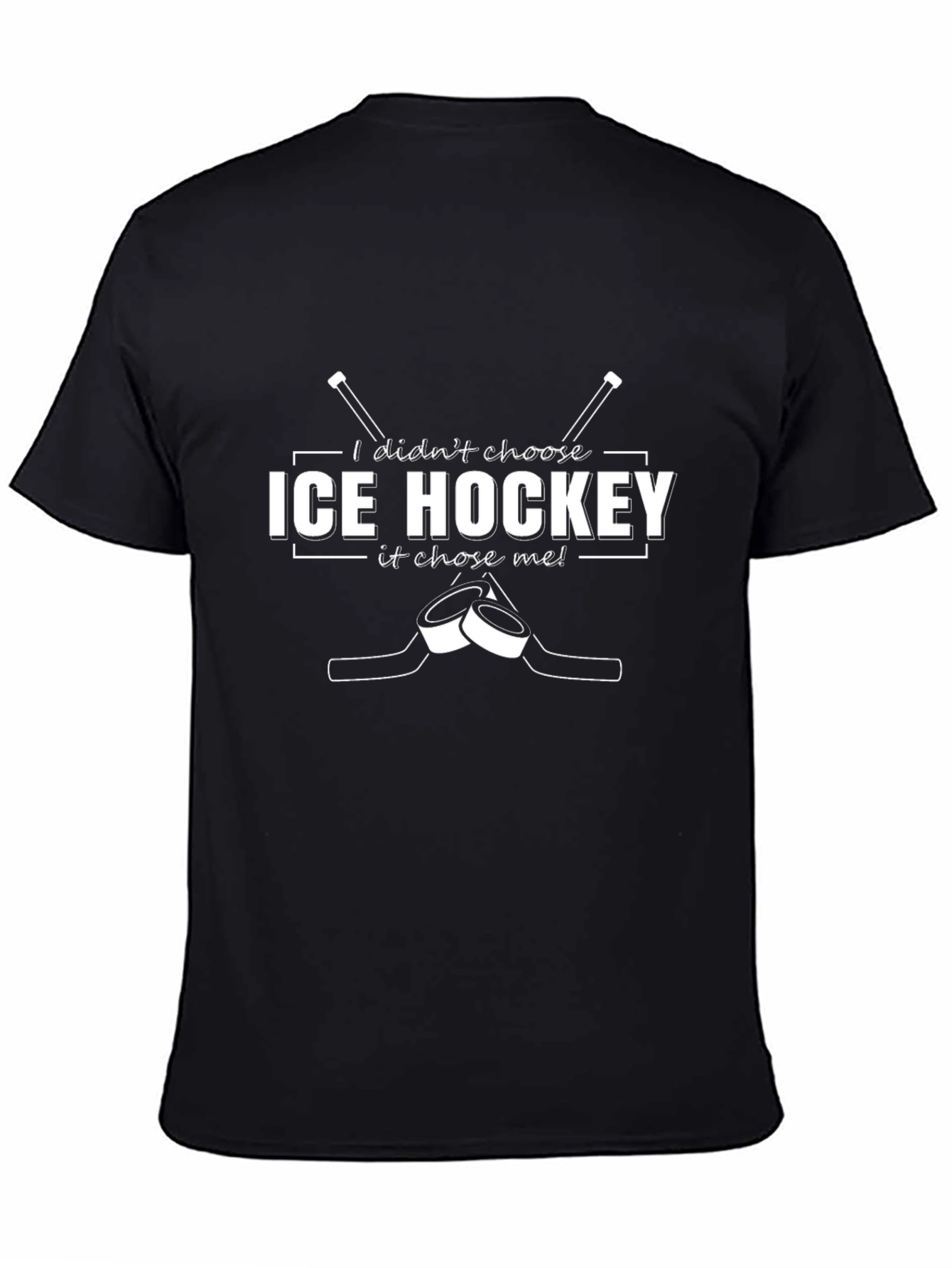 Ice Hockey Graphic Tee - Hockey Chose Me!