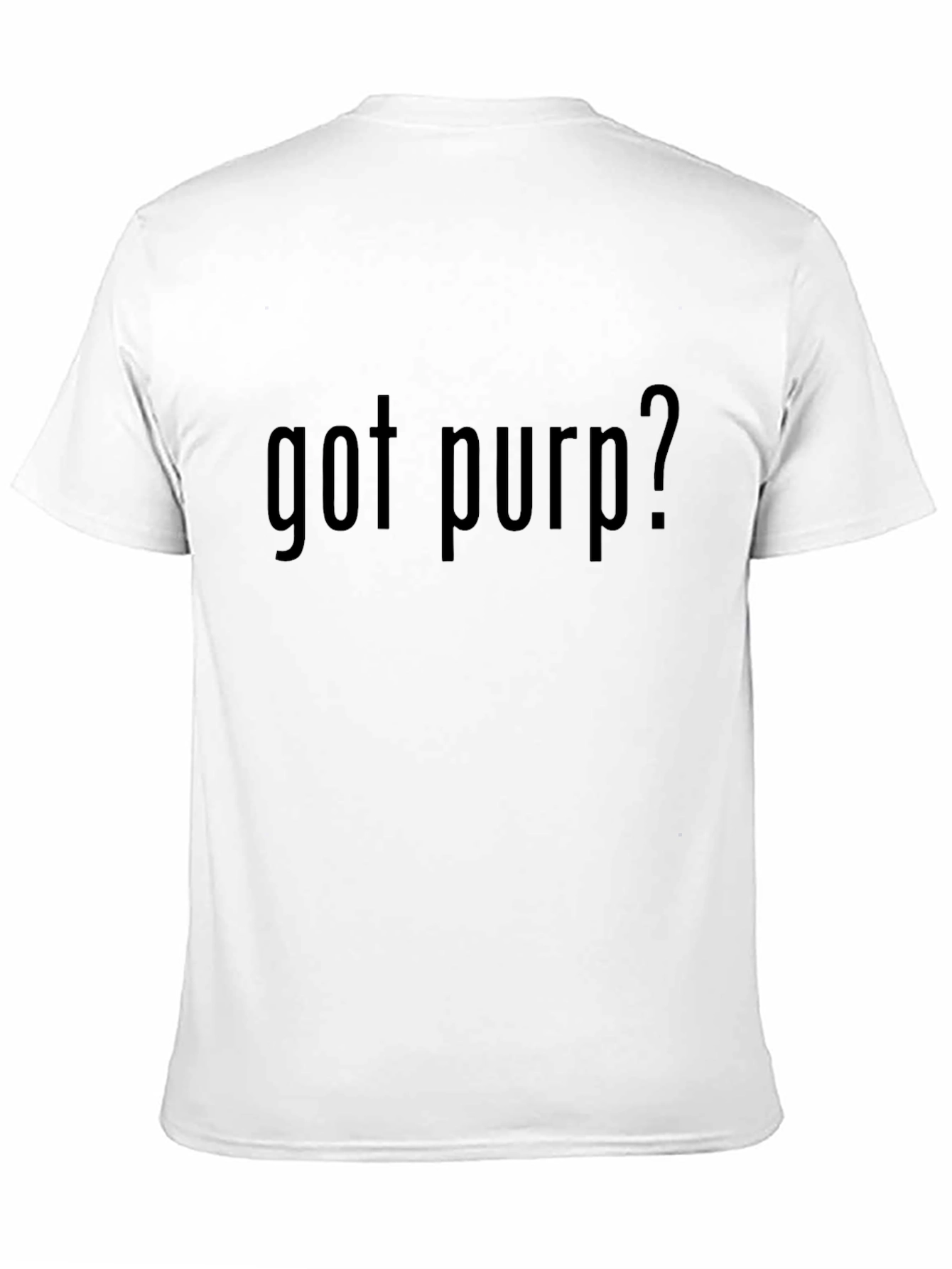 Got Purp? Graphic Tee - Black Cotton T-Shirt