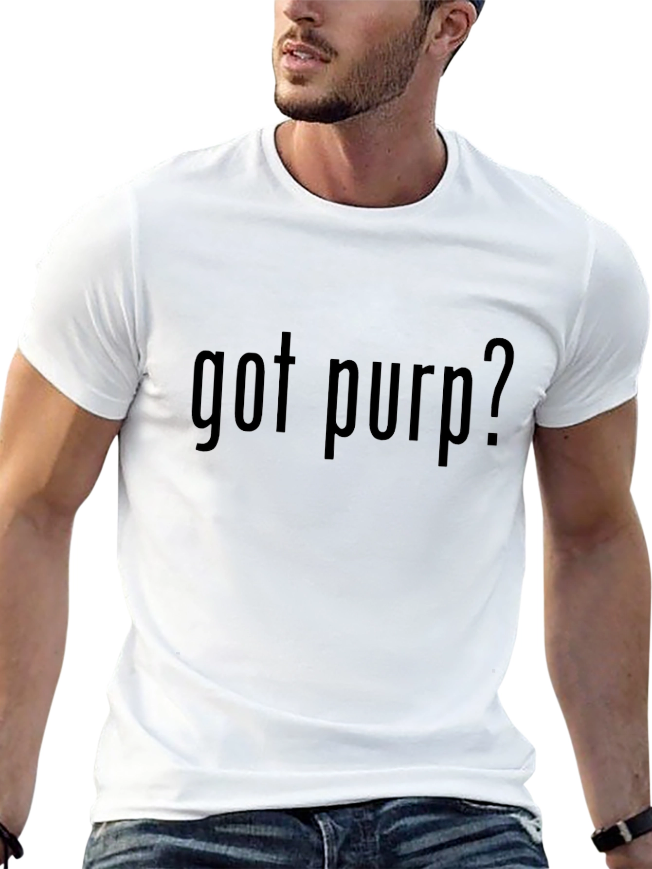 Got Purp? Graphic Tee - Black Cotton T-Shirt
