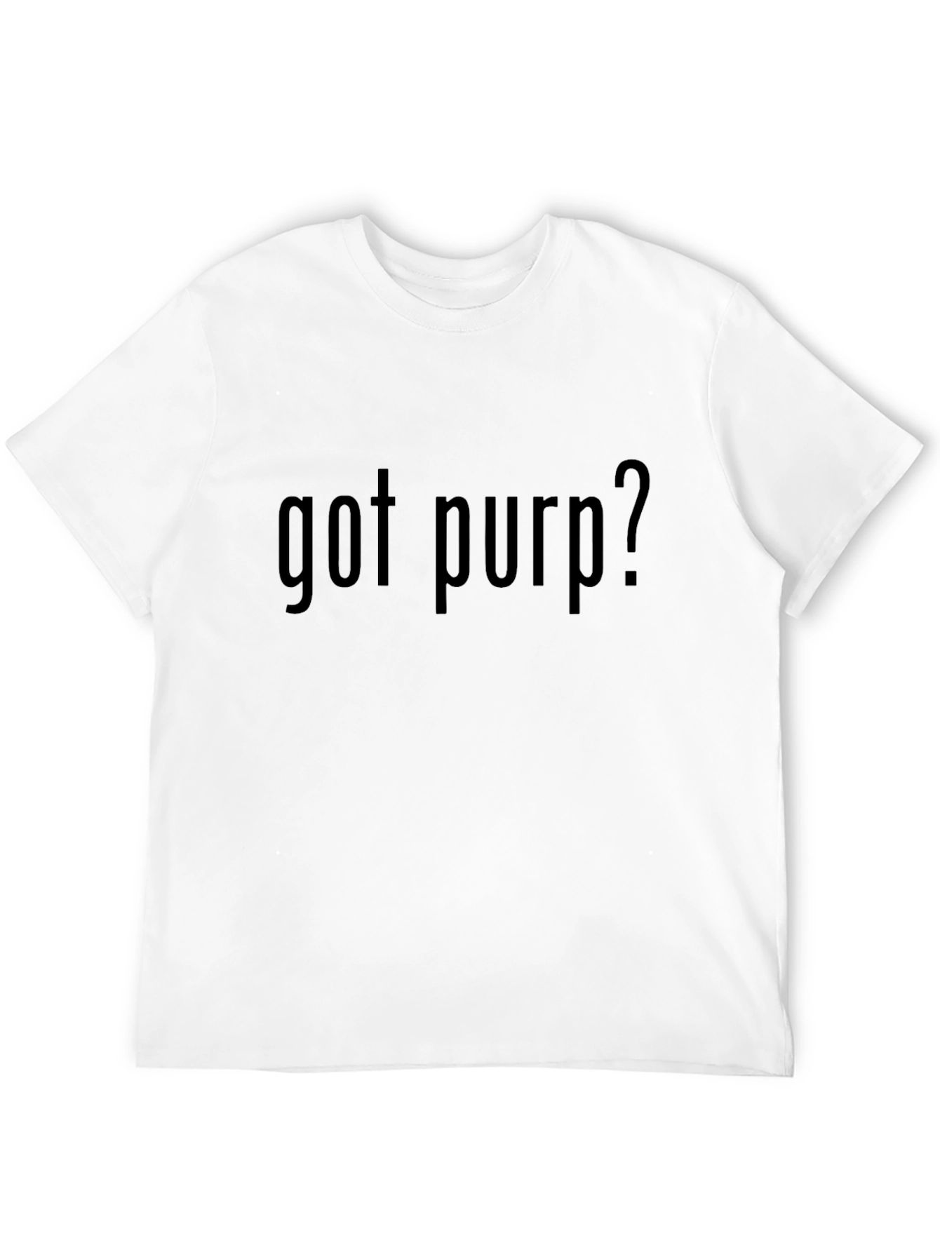 Got Purp? Graphic Tee - Black Cotton T-Shirt