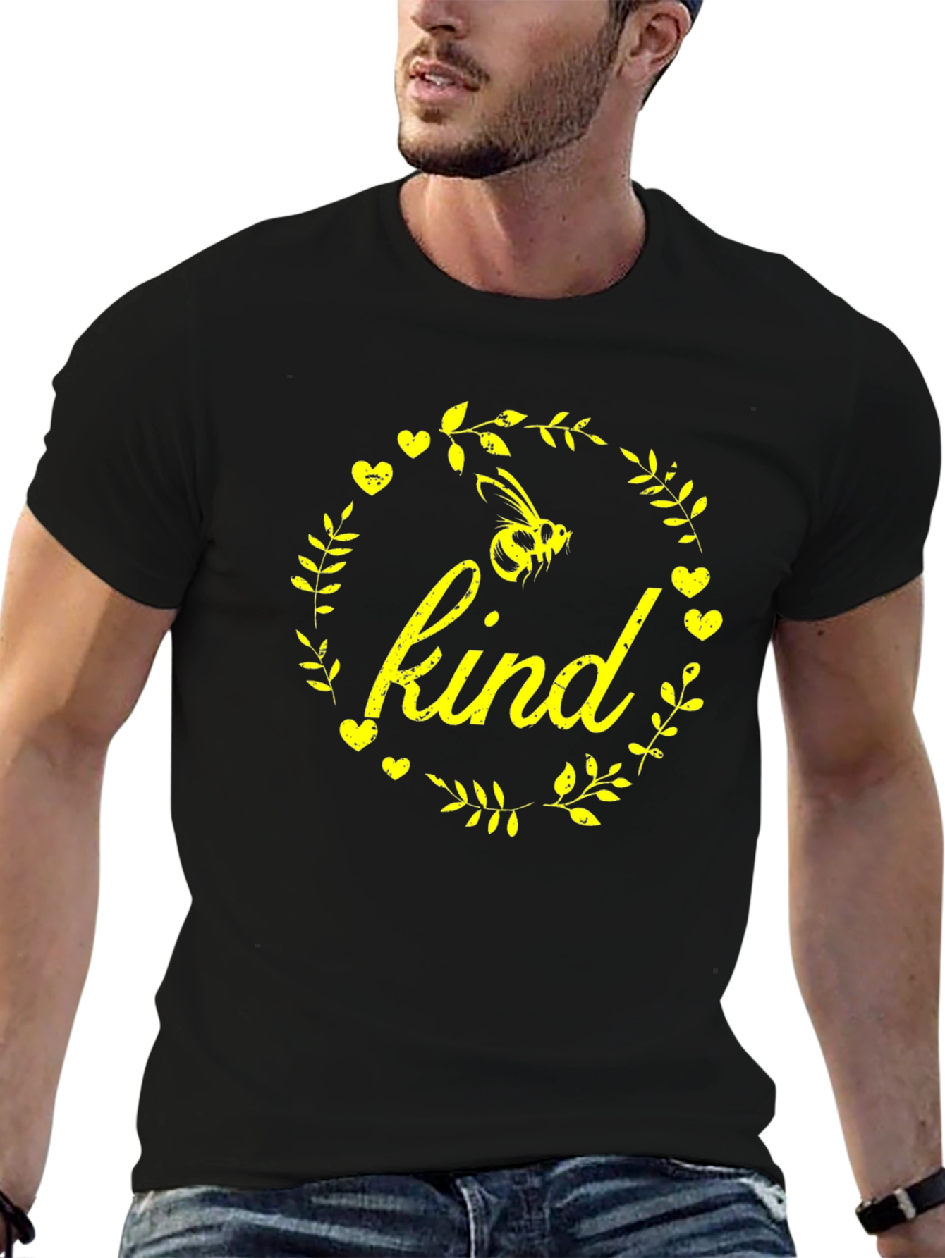 Bee Kind Graphic T-Shirt - Black
