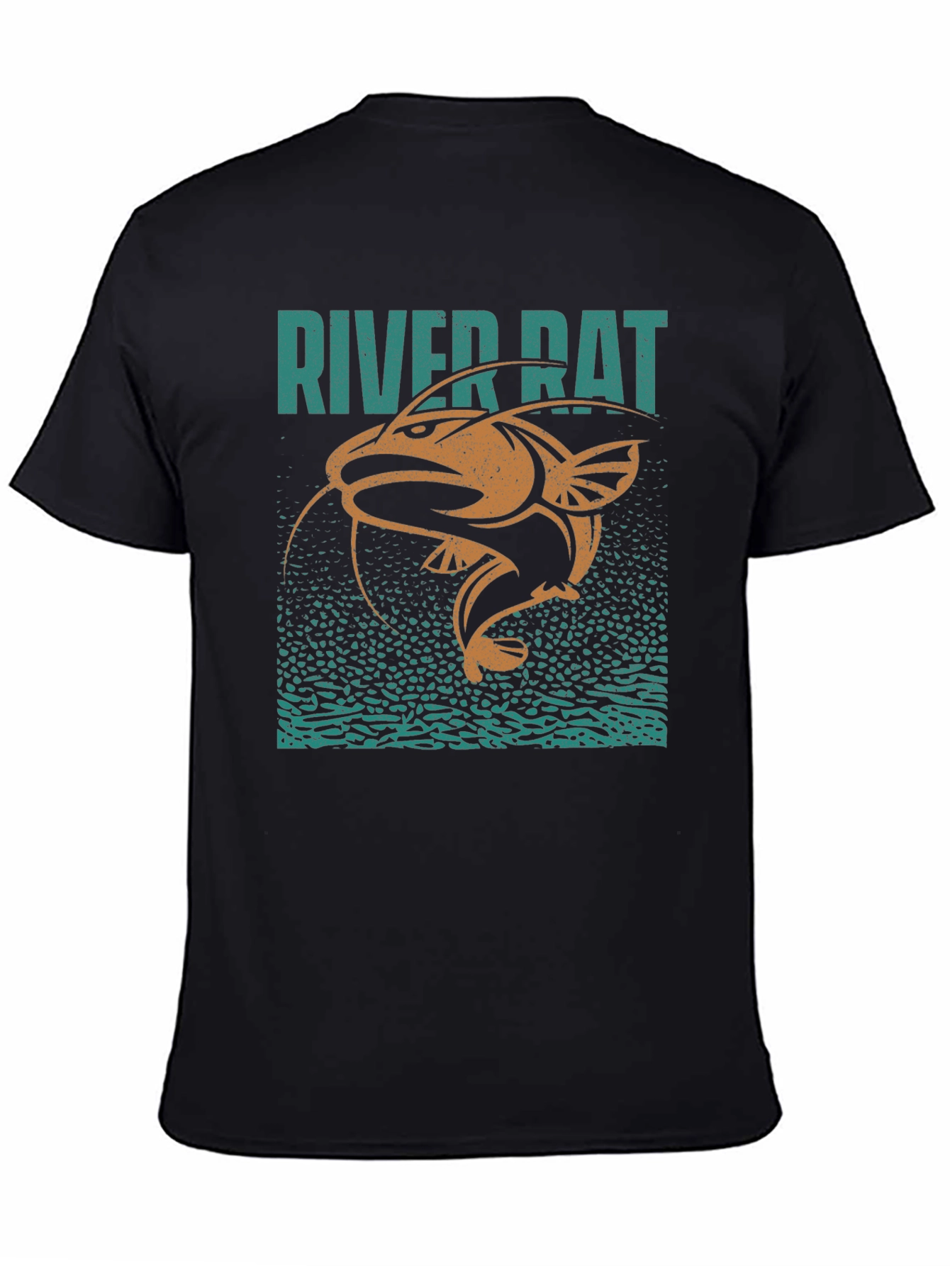 River Rat Graphic T-Shirt - Fishing Humor Tee